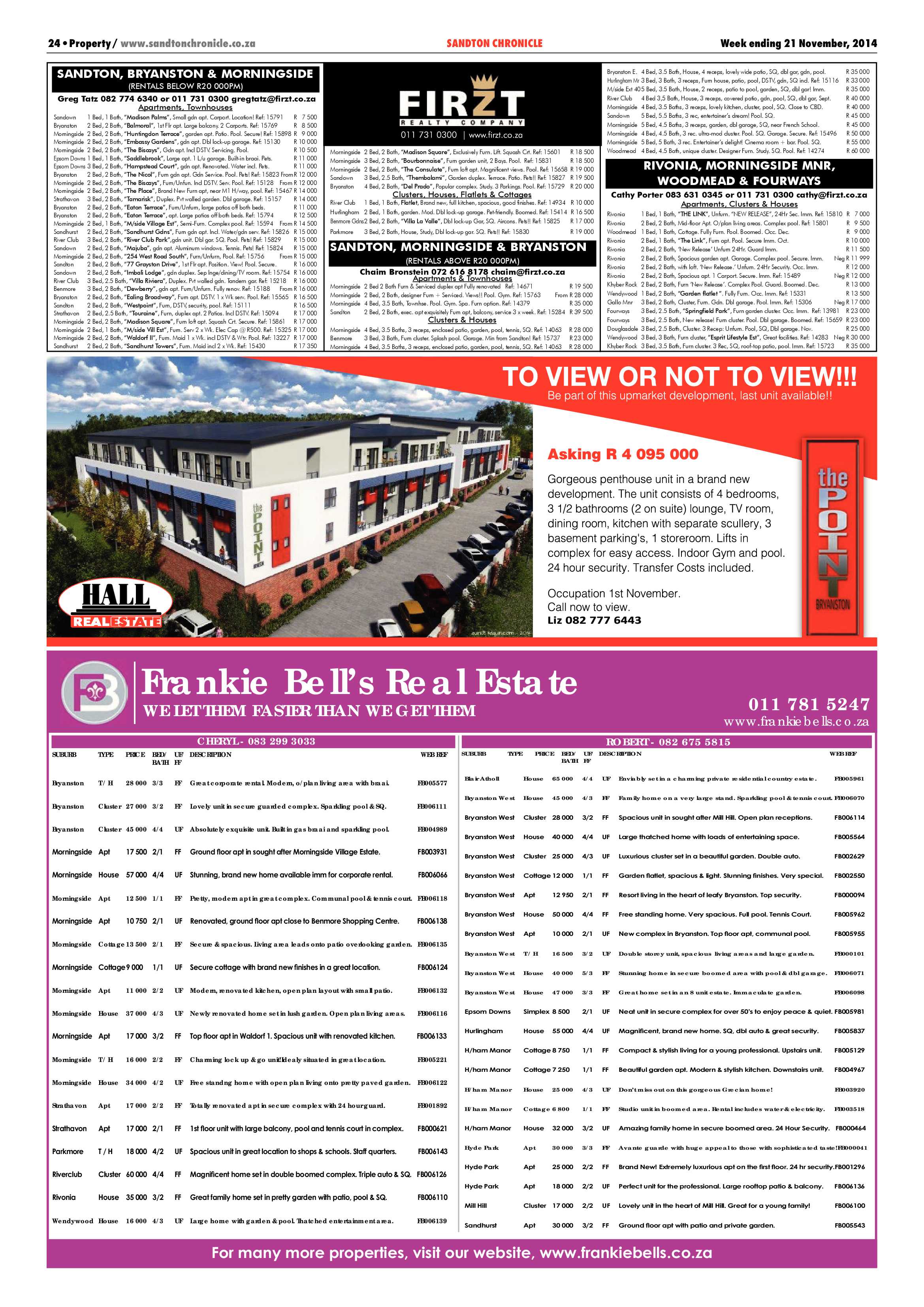 Sandton Chronicle 21 November 2014 page 36