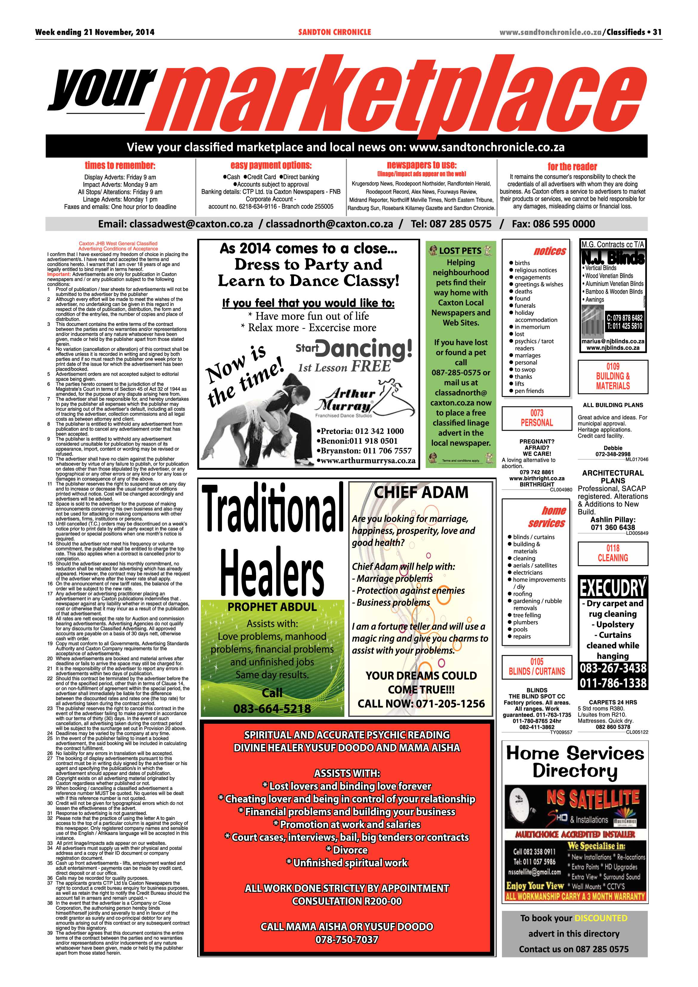 Sandton Chronicle 21 November 2014 page 43