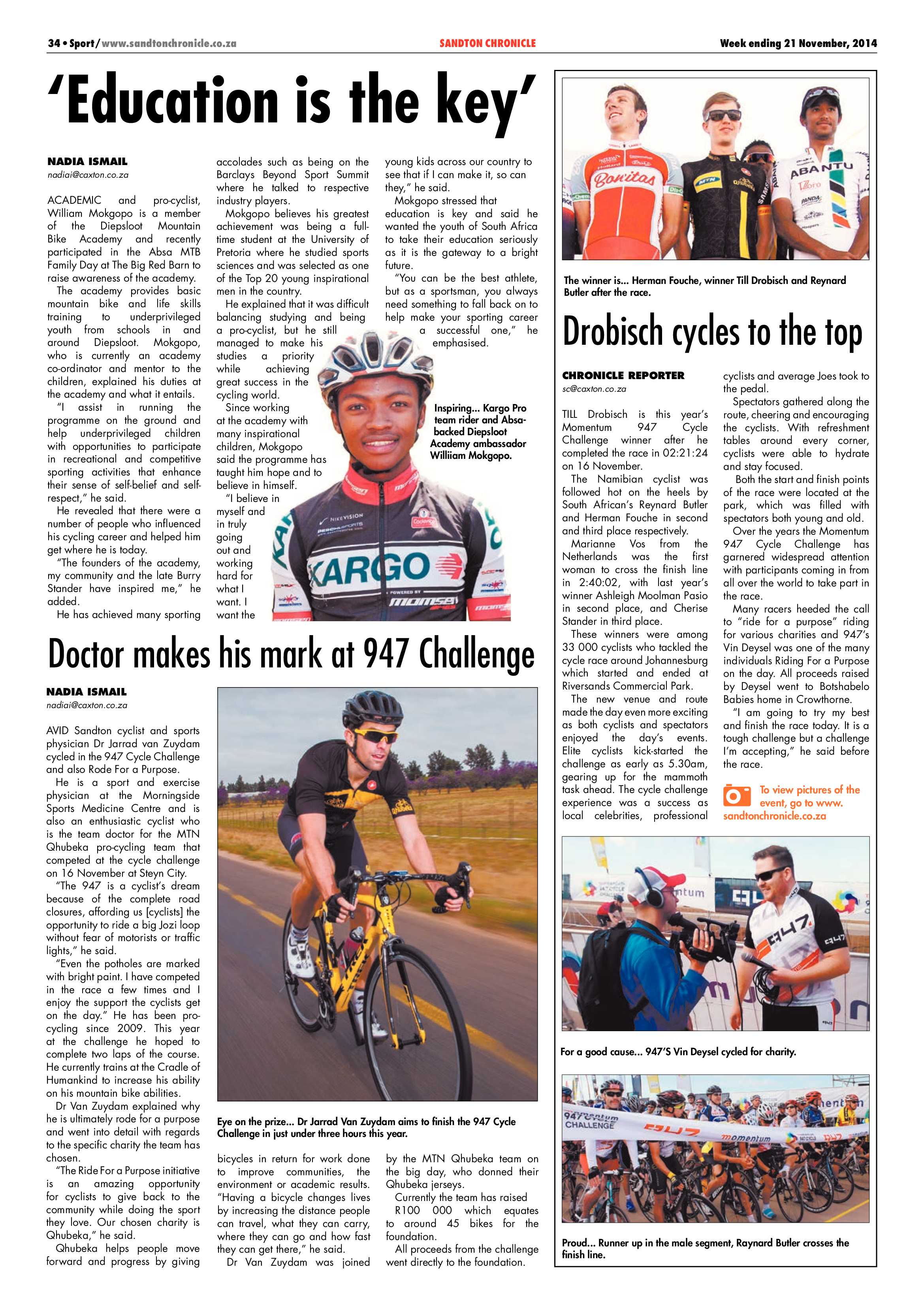 Sandton Chronicle 21 November 2014 page 46