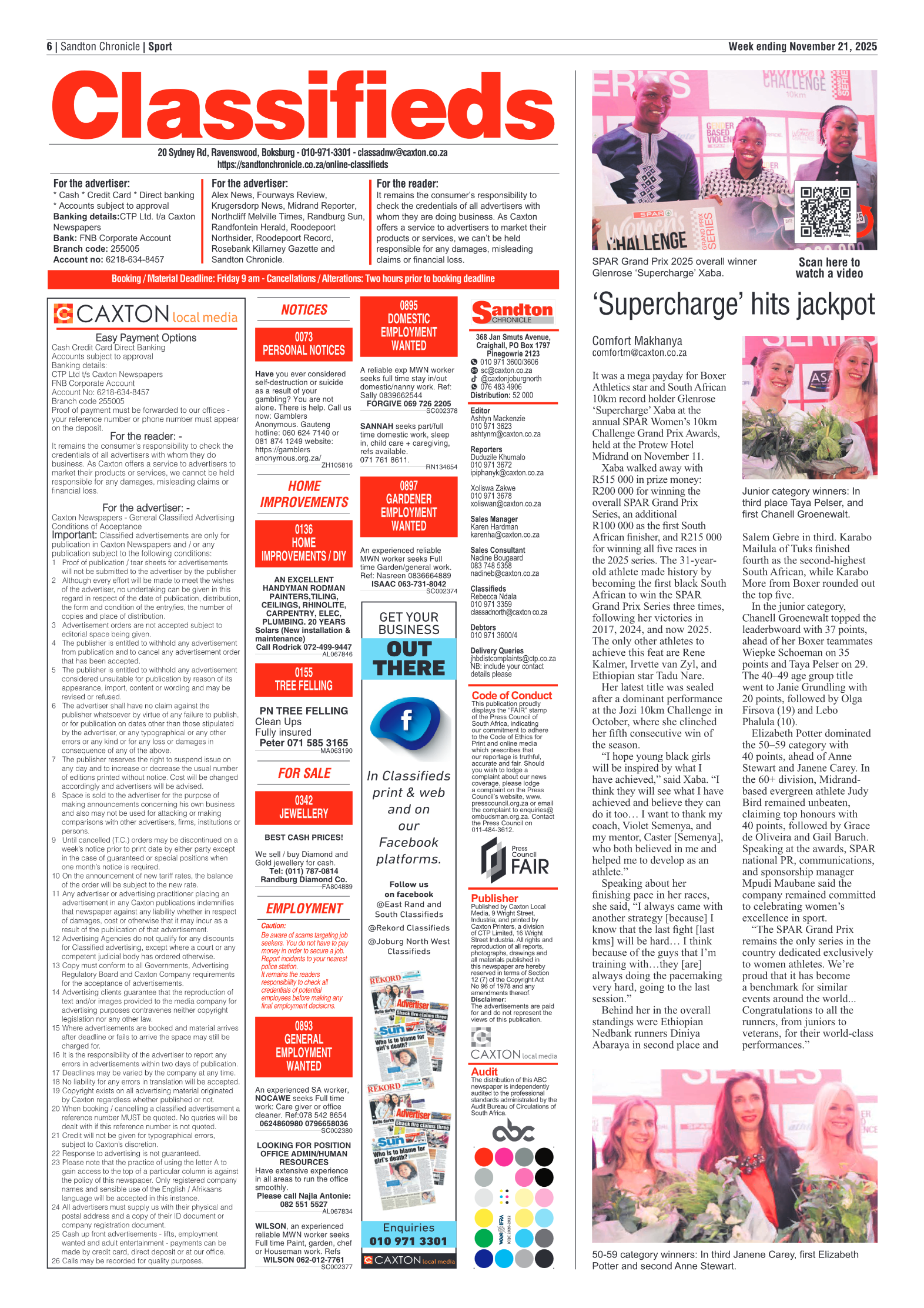 Sandton Chronicle 21 November 2025 page 6