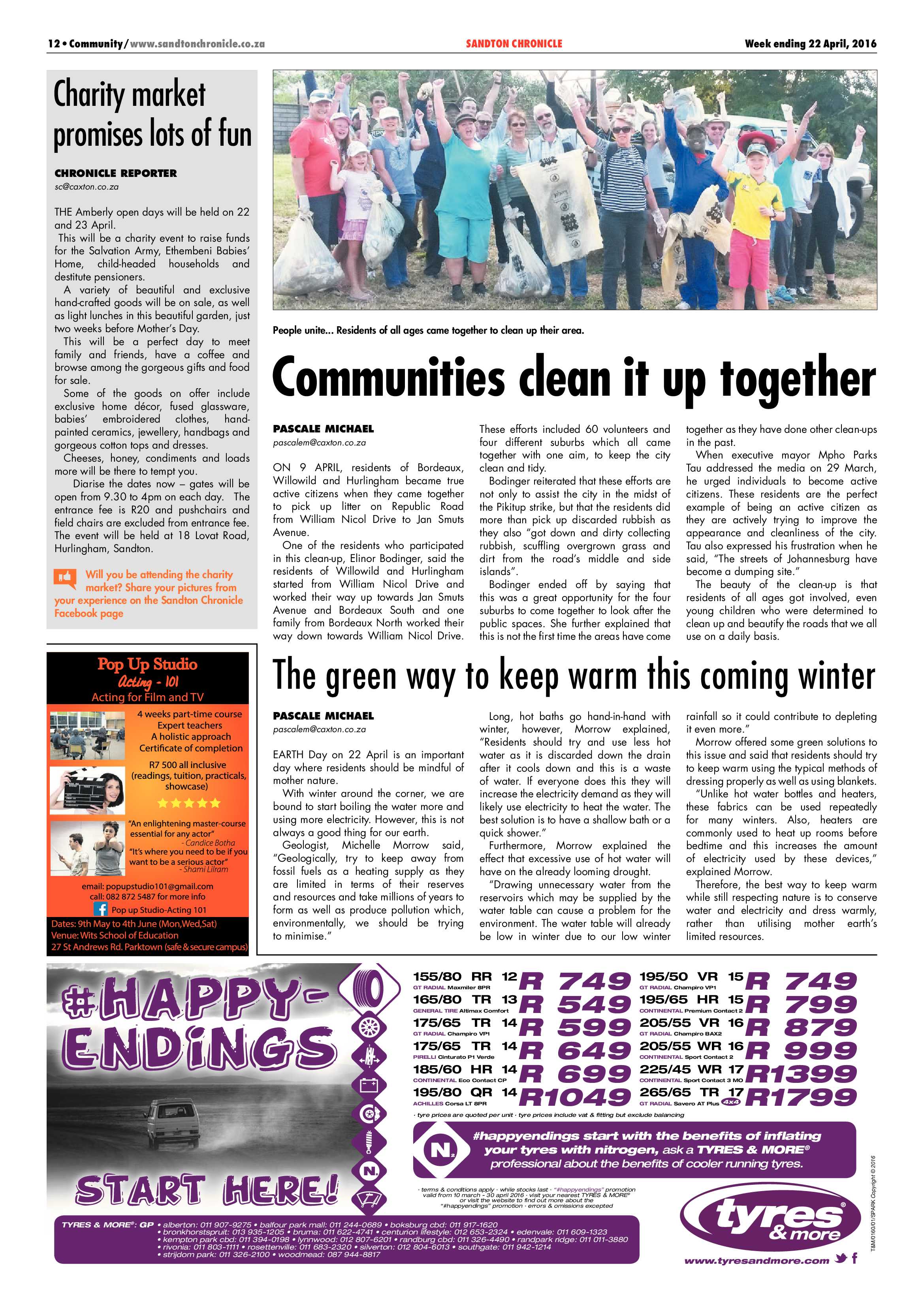 Sandton Chronicle 22 April 2016 page 12