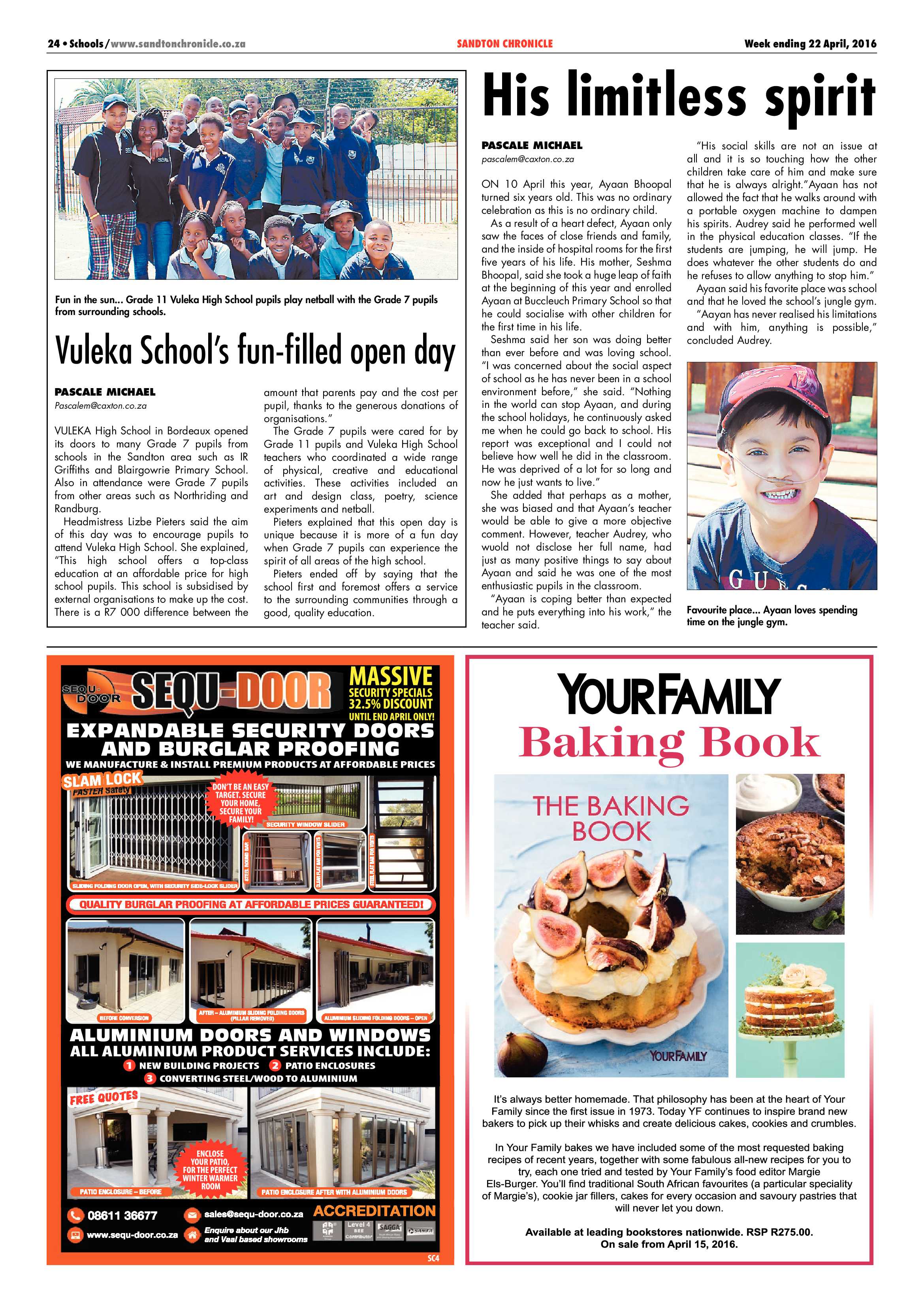 Sandton Chronicle 22 April 2016 page 24