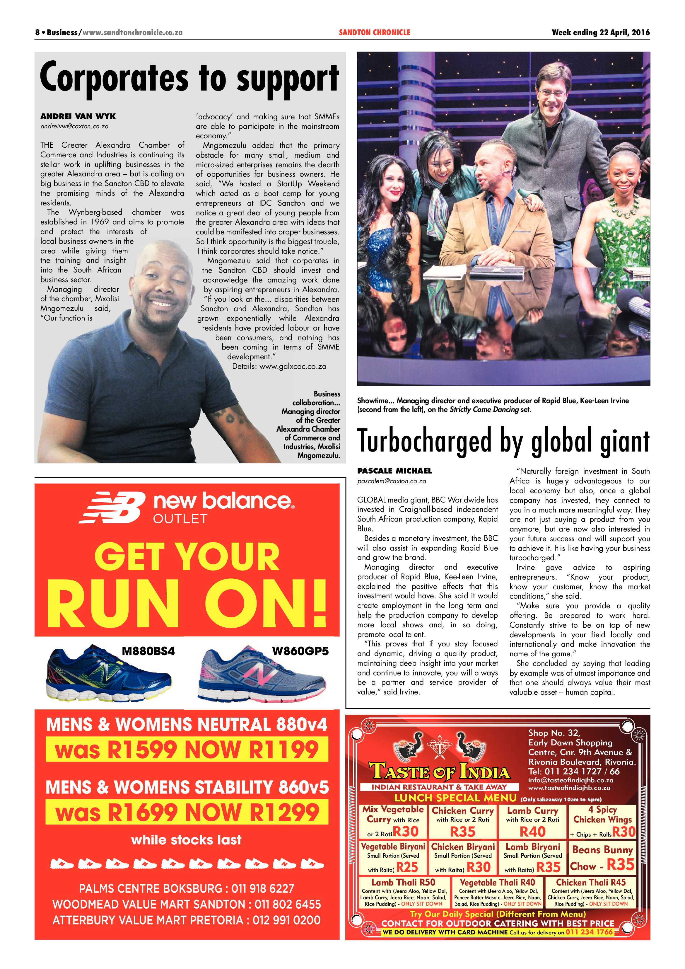 Sandton Chronicle 22 April 2016 page 8