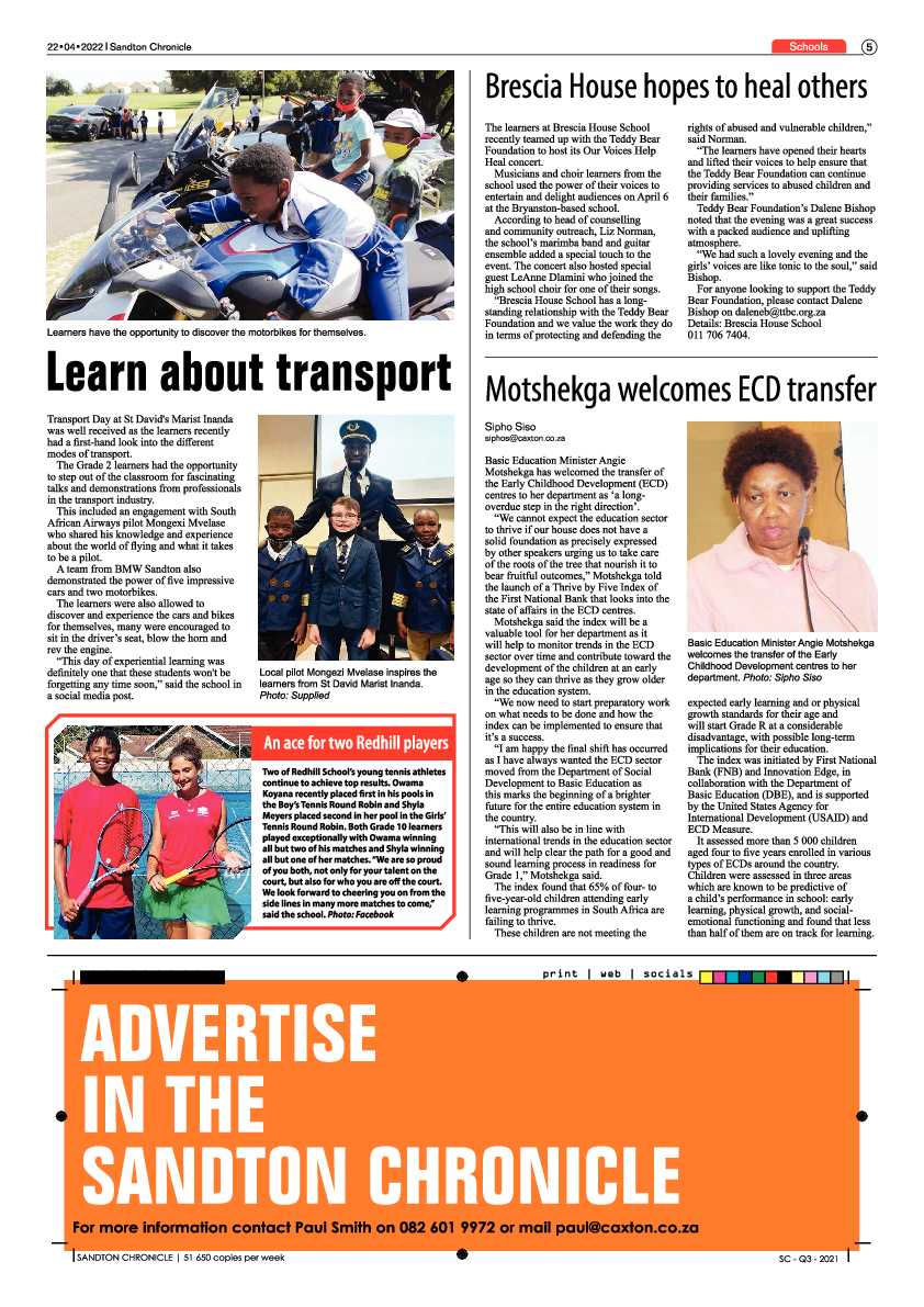Sandton Chronicle 22 April 2022 page 5