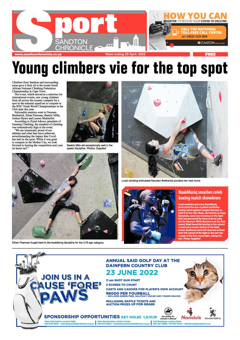 Sandton Chronicle 22 April 2022 page 8