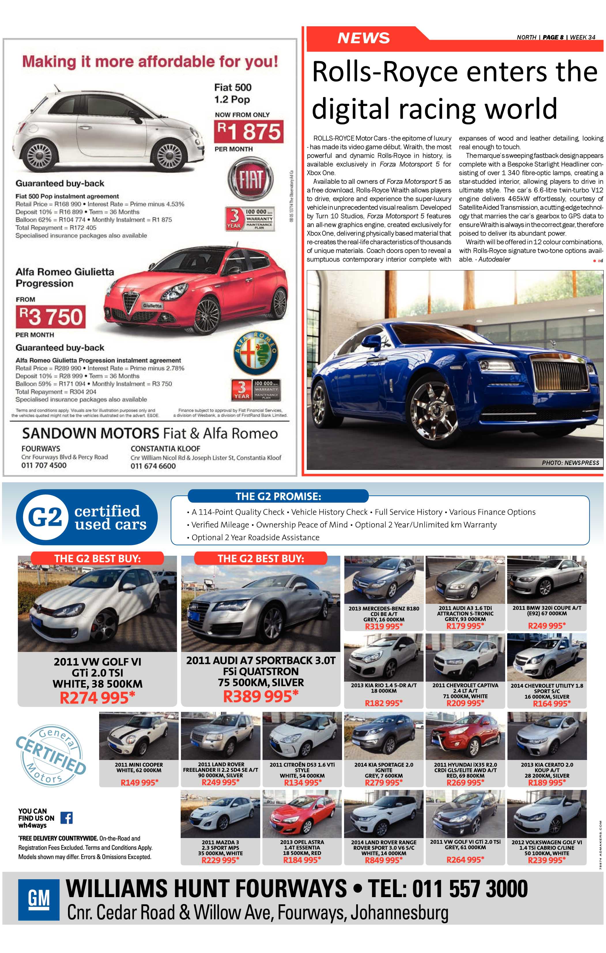 Sandton Chronicle 22 August 2014 page 26