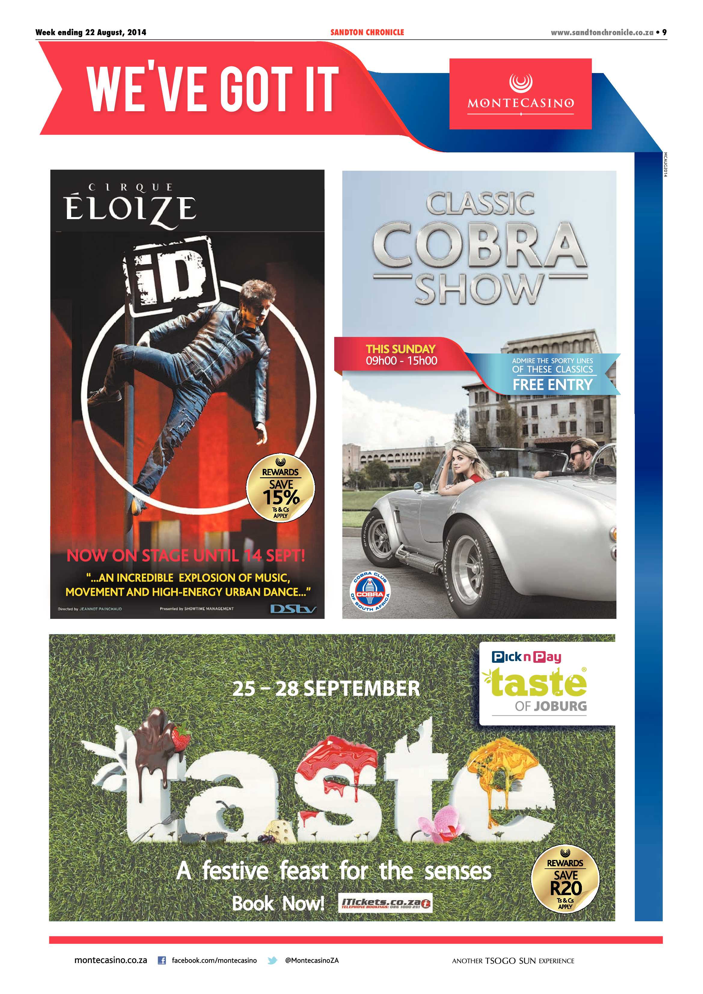Sandton Chronicle 22 August 2014 page 9