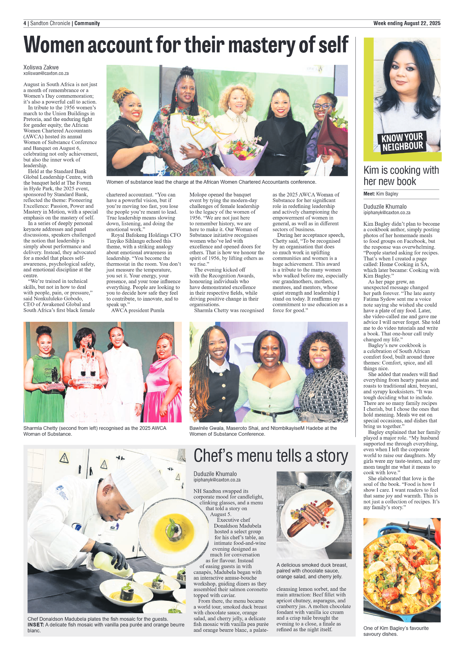 Sandton Chronicle 22 August 2025 page 4