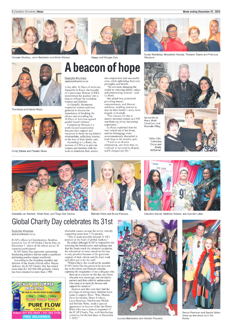 Sandton Chronicle 22 December 2023 page 2