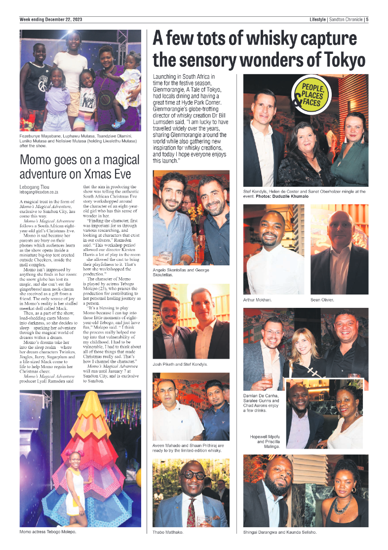 Sandton Chronicle 22 December 2023 page 5