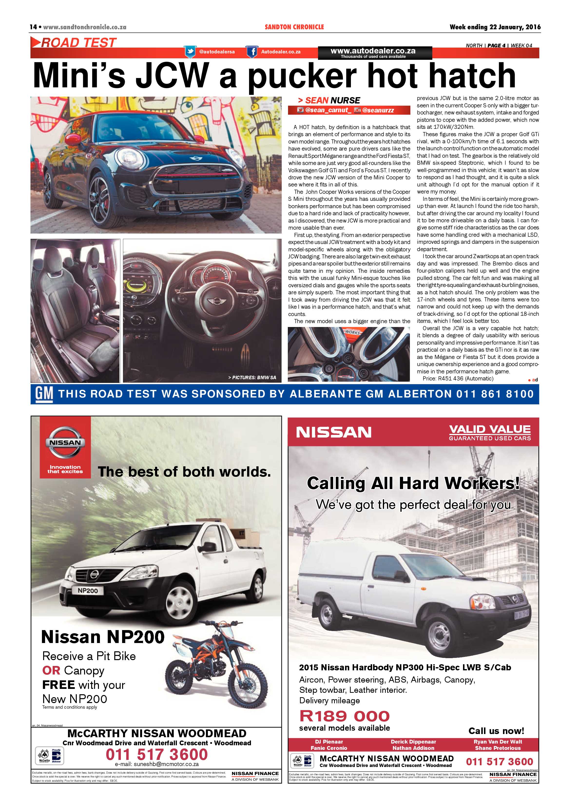 Sandton Chronicle 22 January 2016 page 14