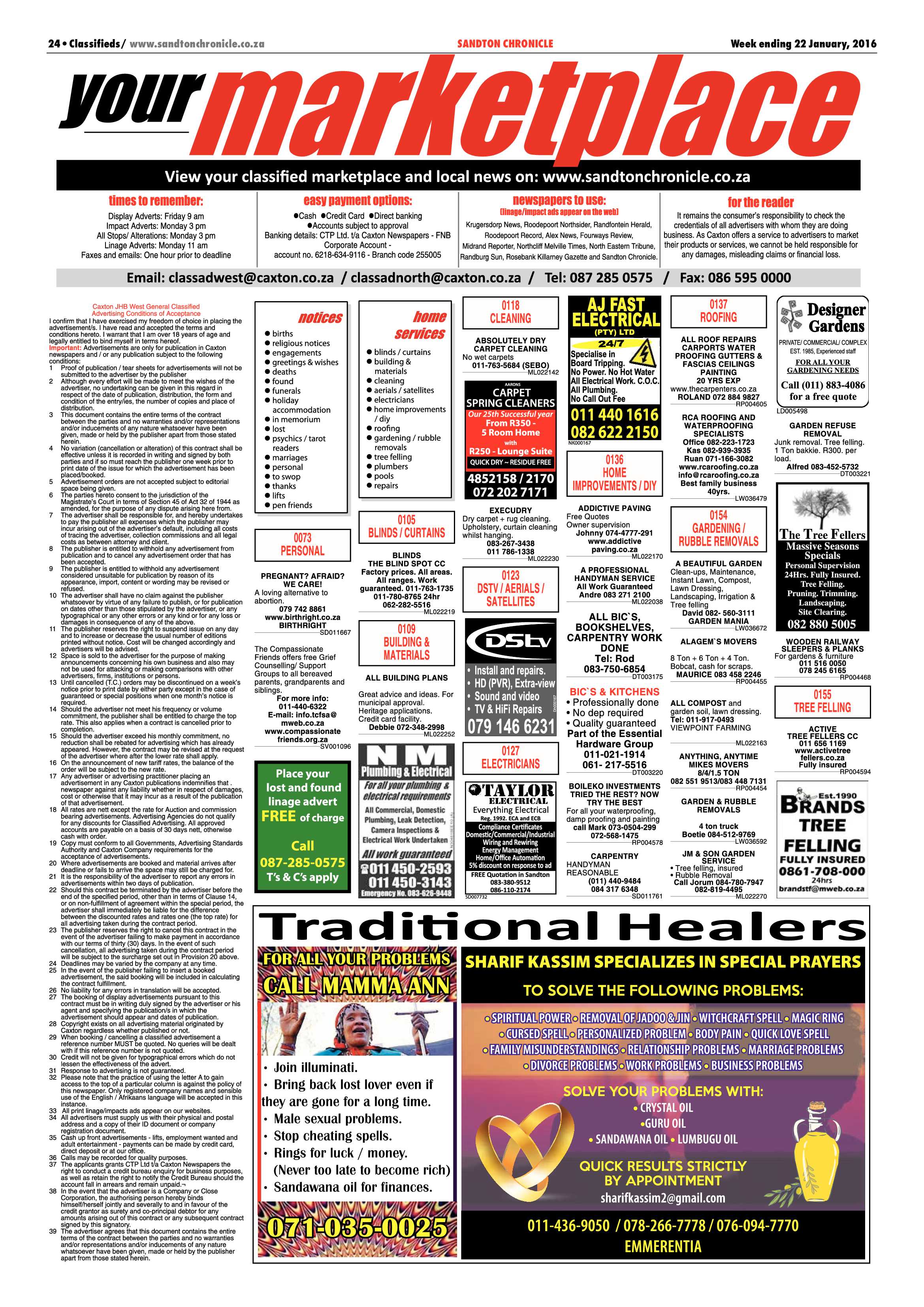 Sandton Chronicle 22 January 2016 page 24