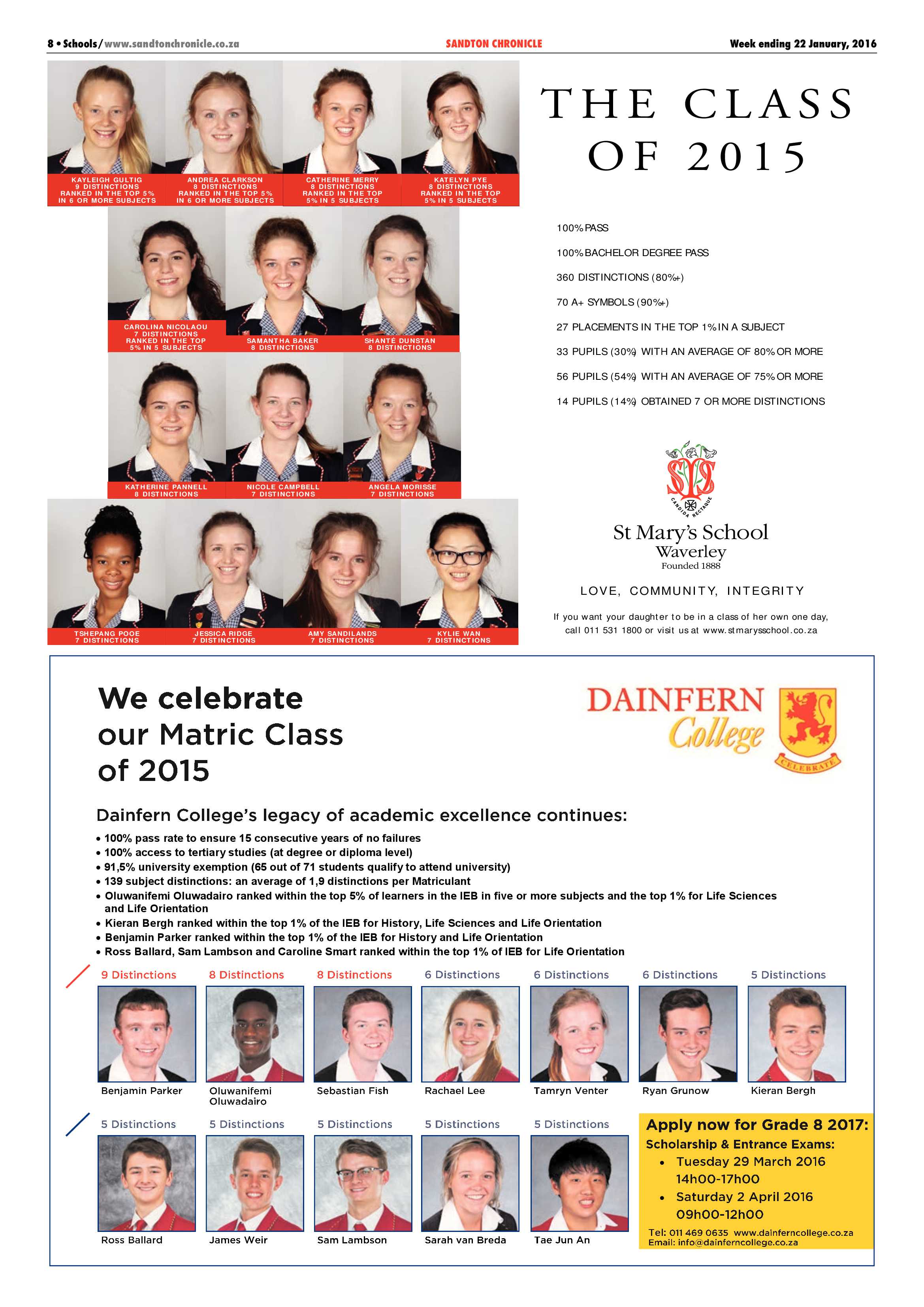 Sandton Chronicle 22 January 2016 page 8