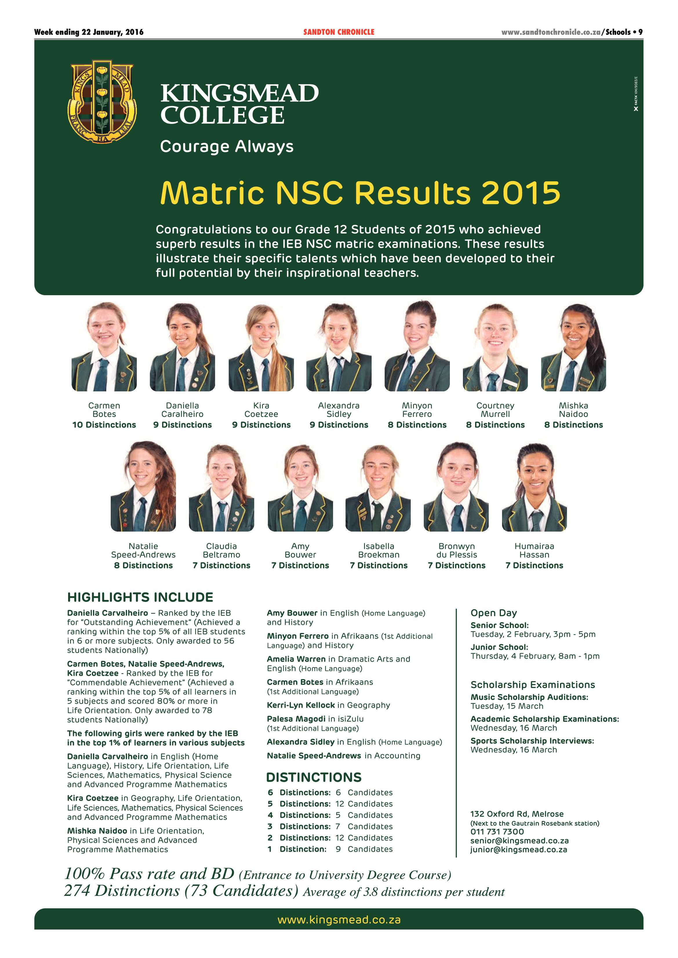 Sandton Chronicle 22 January 2016 page 9