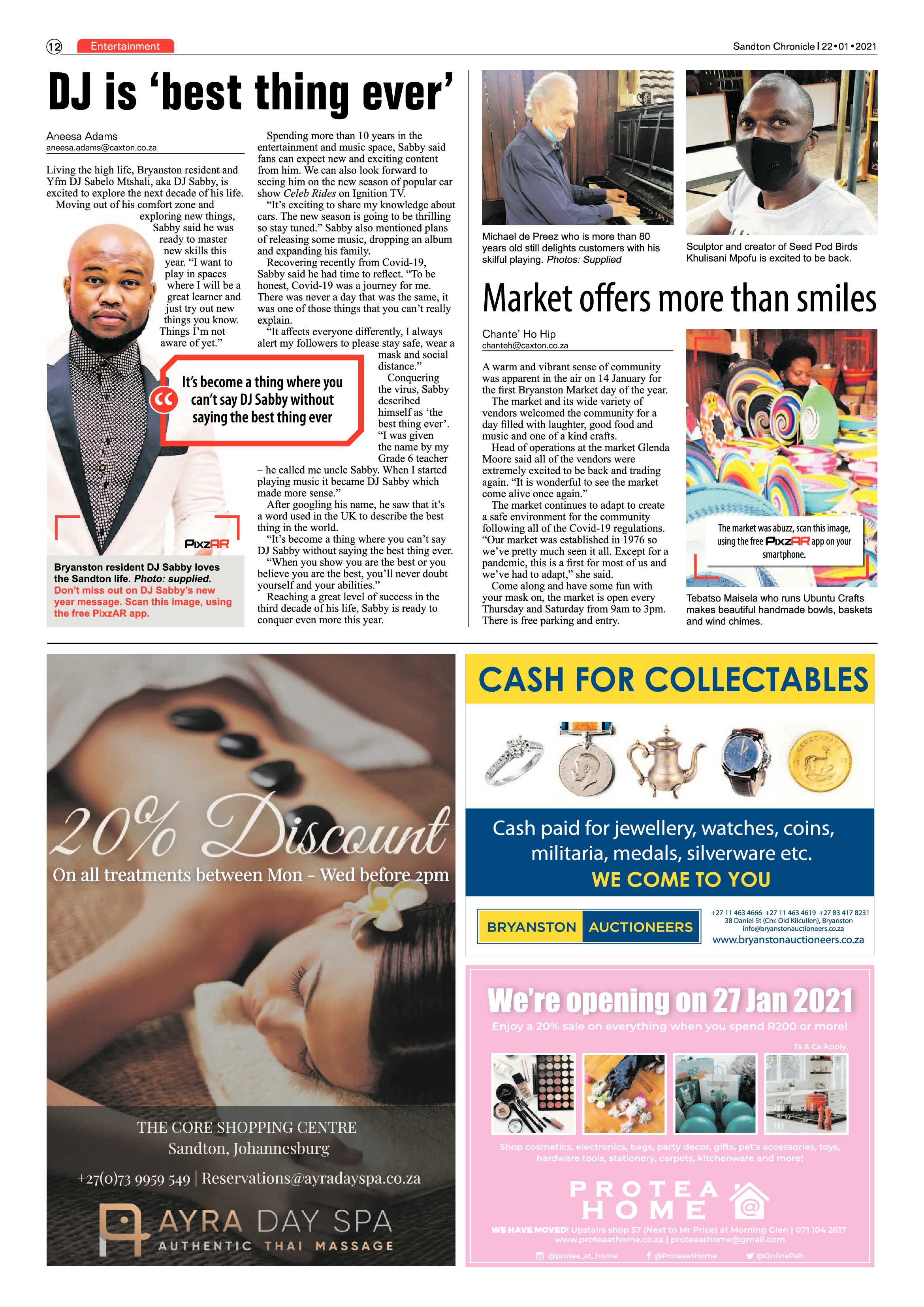 Sandton Chronicle 22 January 2021 page 12