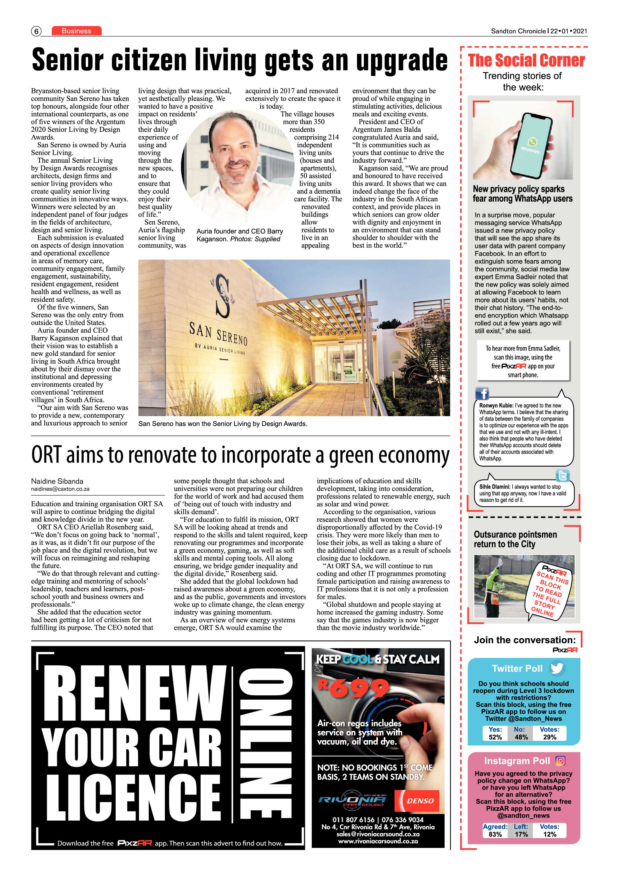 Sandton Chronicle 22 January 2021 page 6