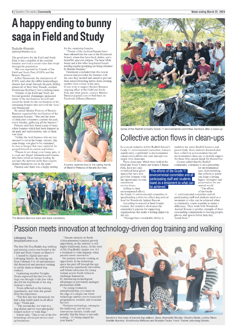 Sandton Chronicle 22 March 2024 page 6