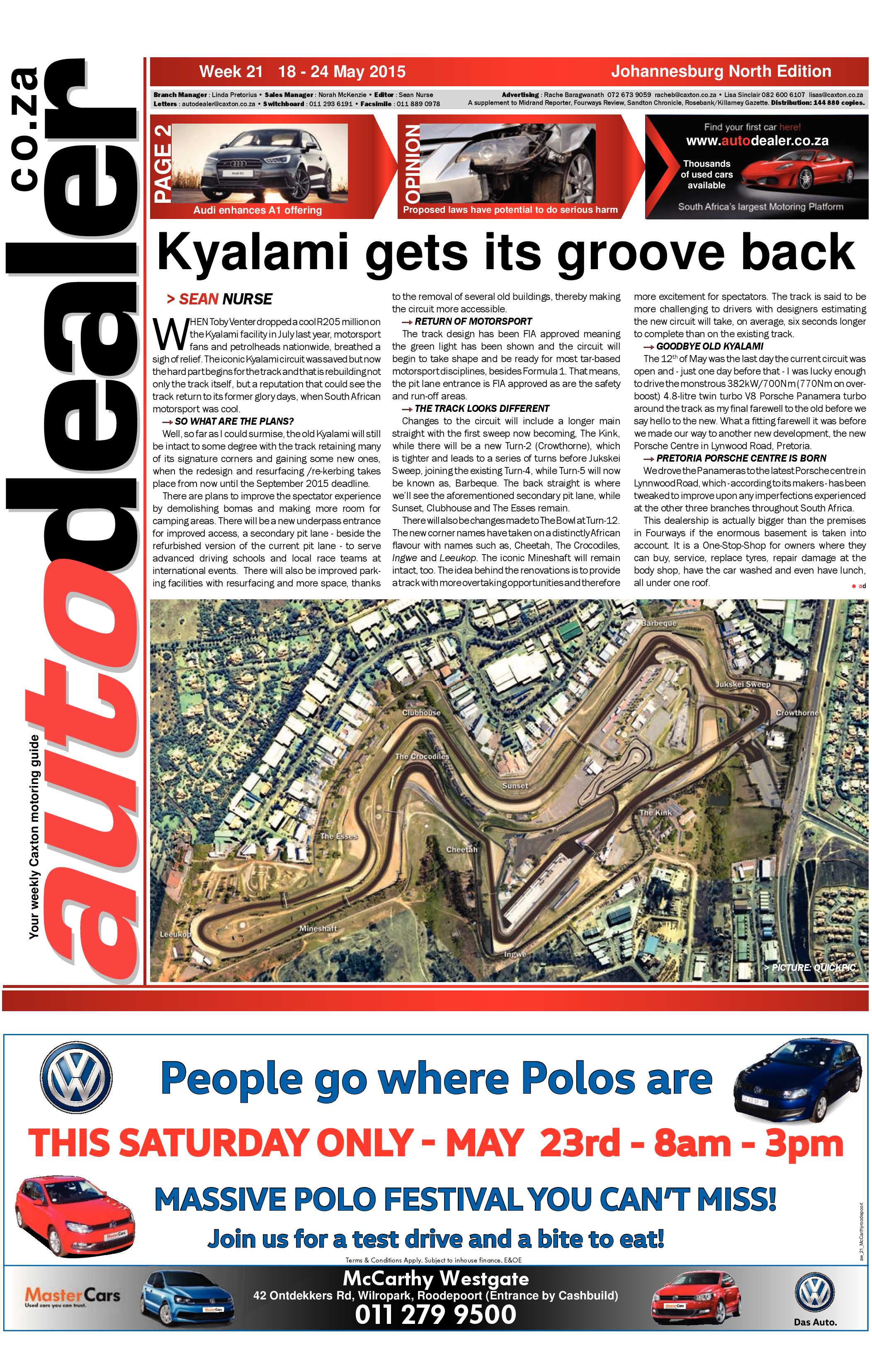 Sandton Chronicle 22 May 2015 page 15