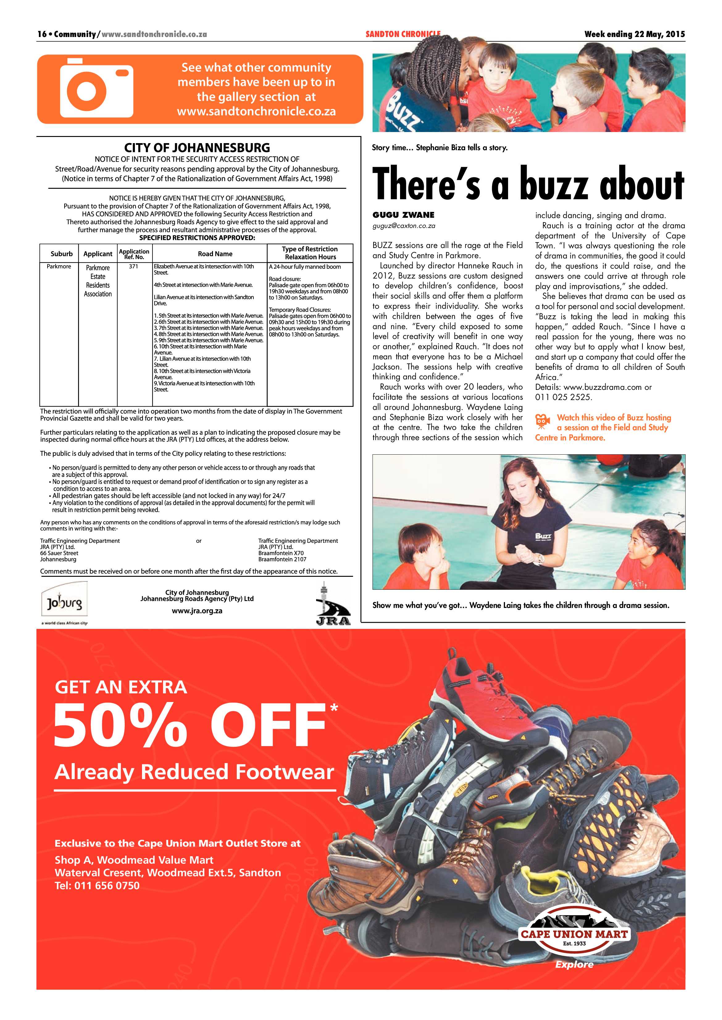 Sandton Chronicle 22 May 2015 page 28