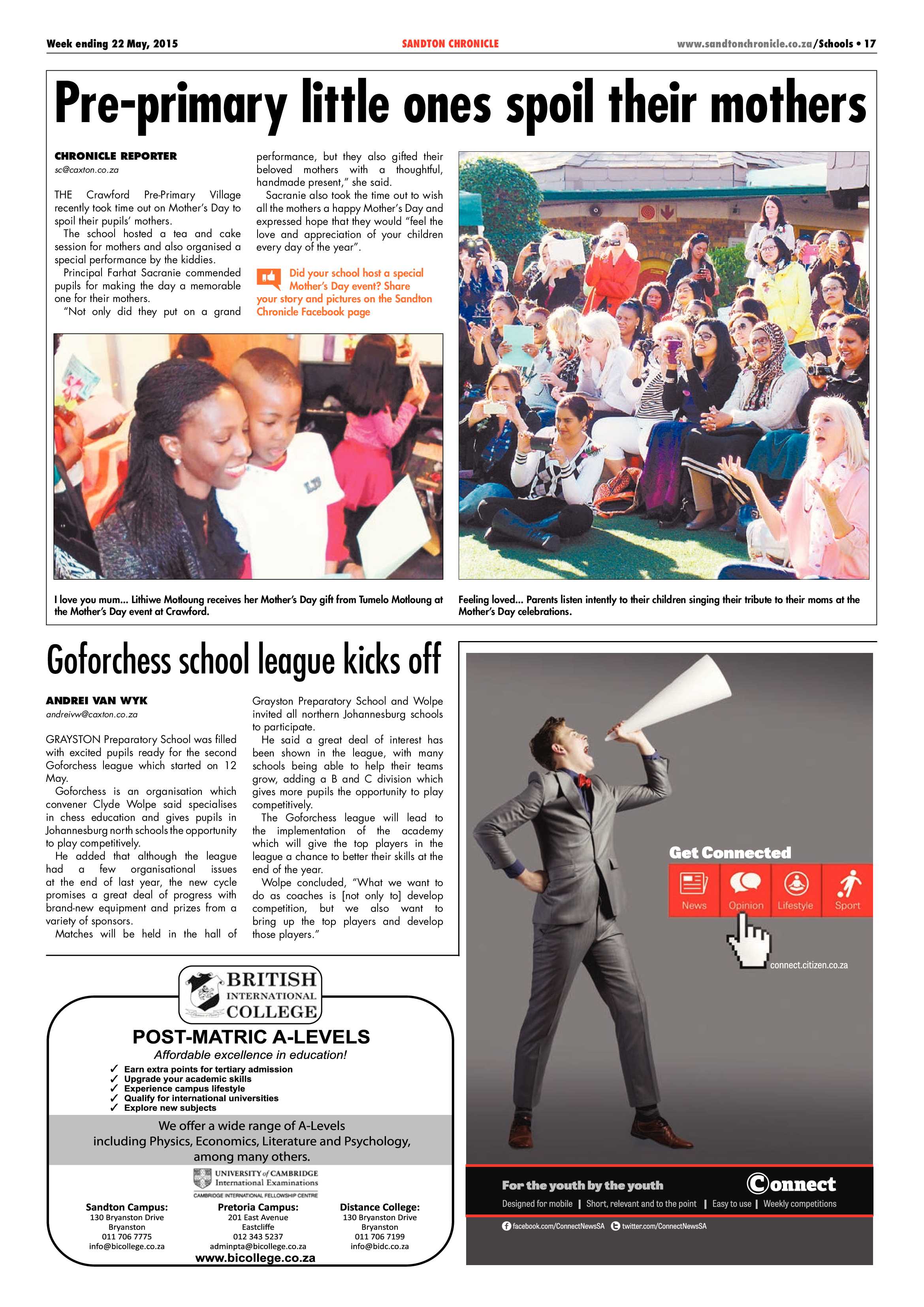Sandton Chronicle 22 May 2015 page 29