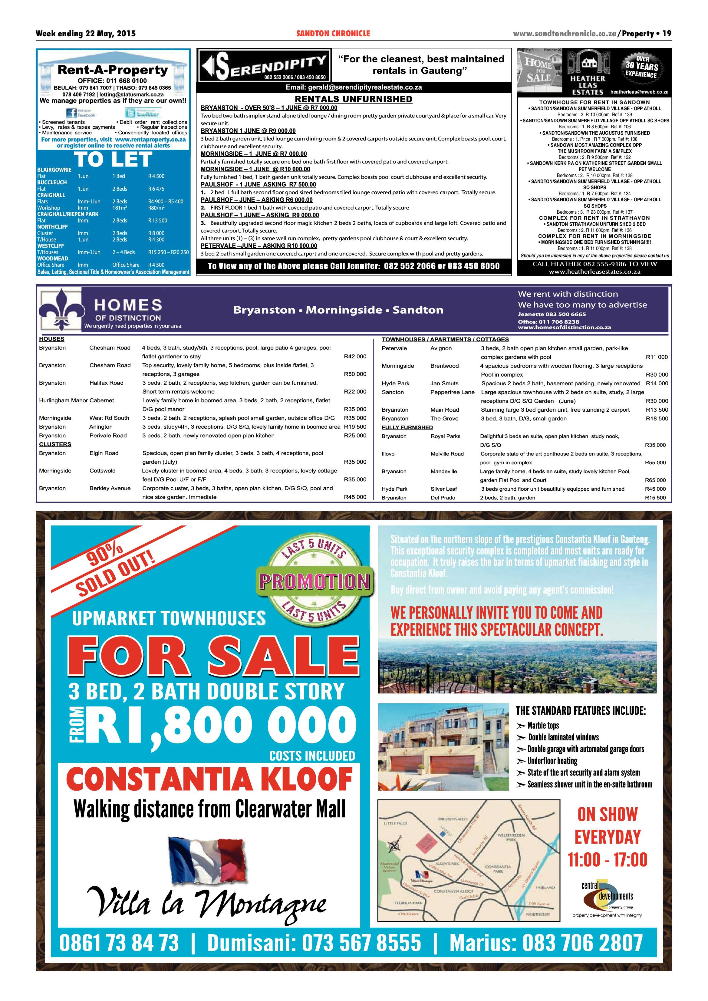 Sandton Chronicle 22 May 2015 page 31