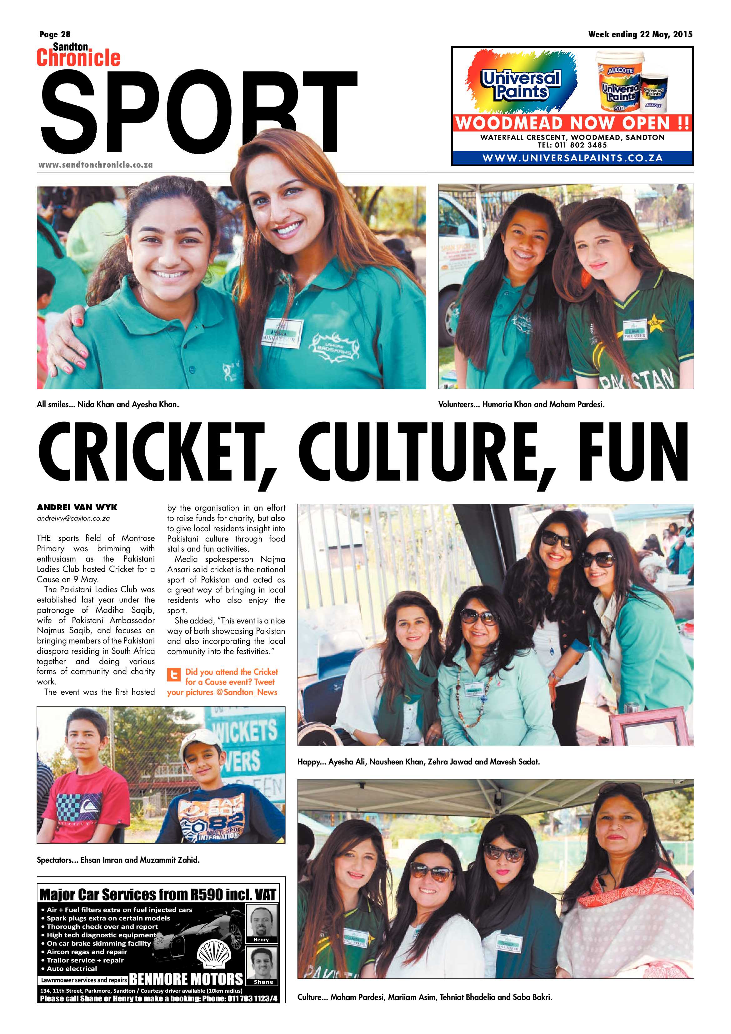 Sandton Chronicle 22 May 2015 page 40