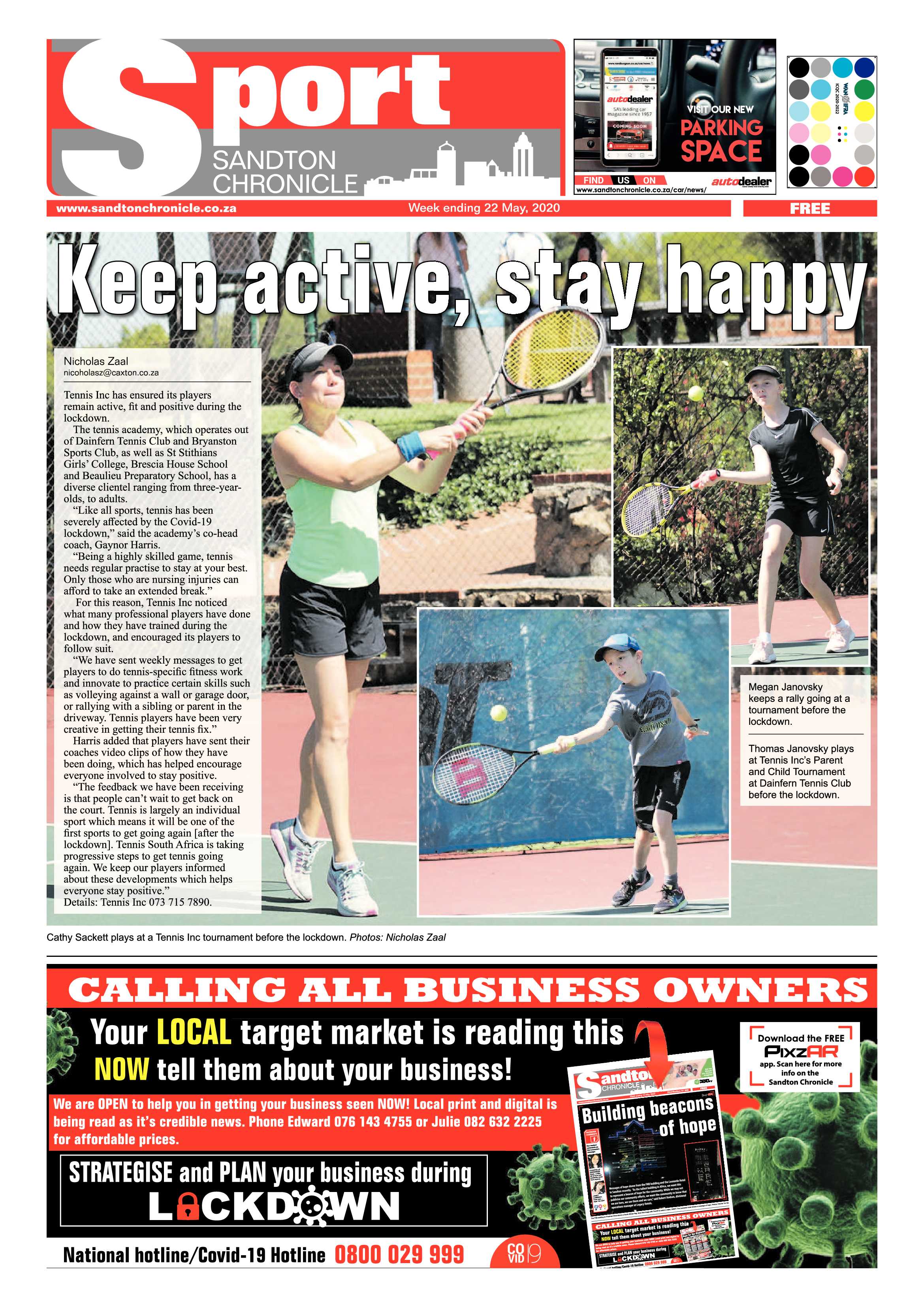 Sandton Chronicle 22 May 2020 page 12