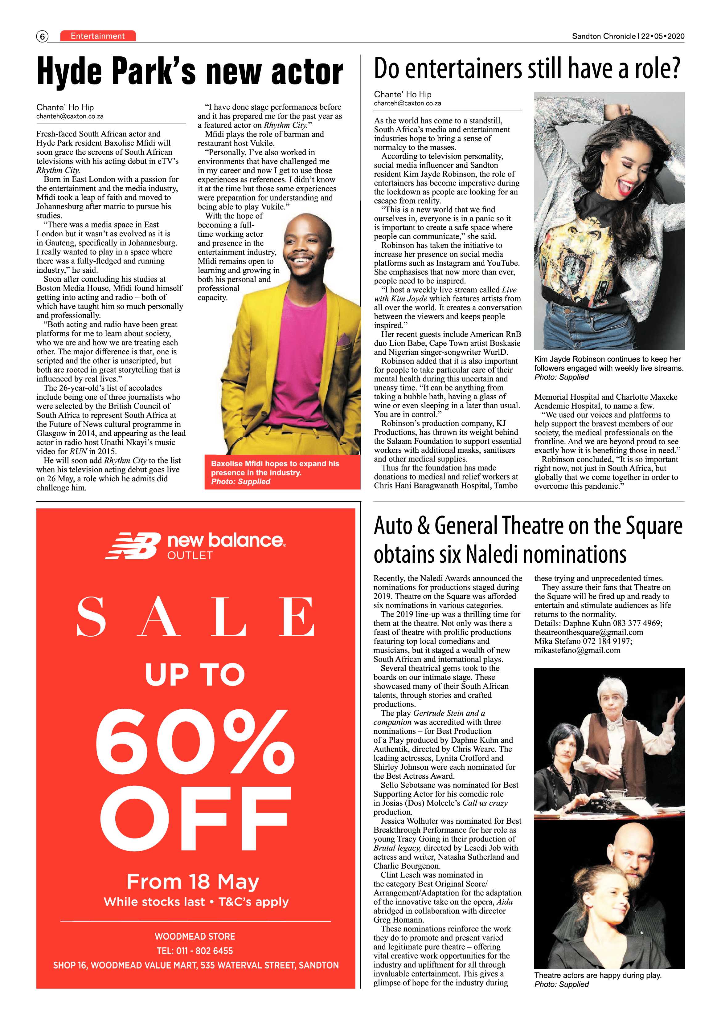 Sandton Chronicle 22 May 2020 page 6