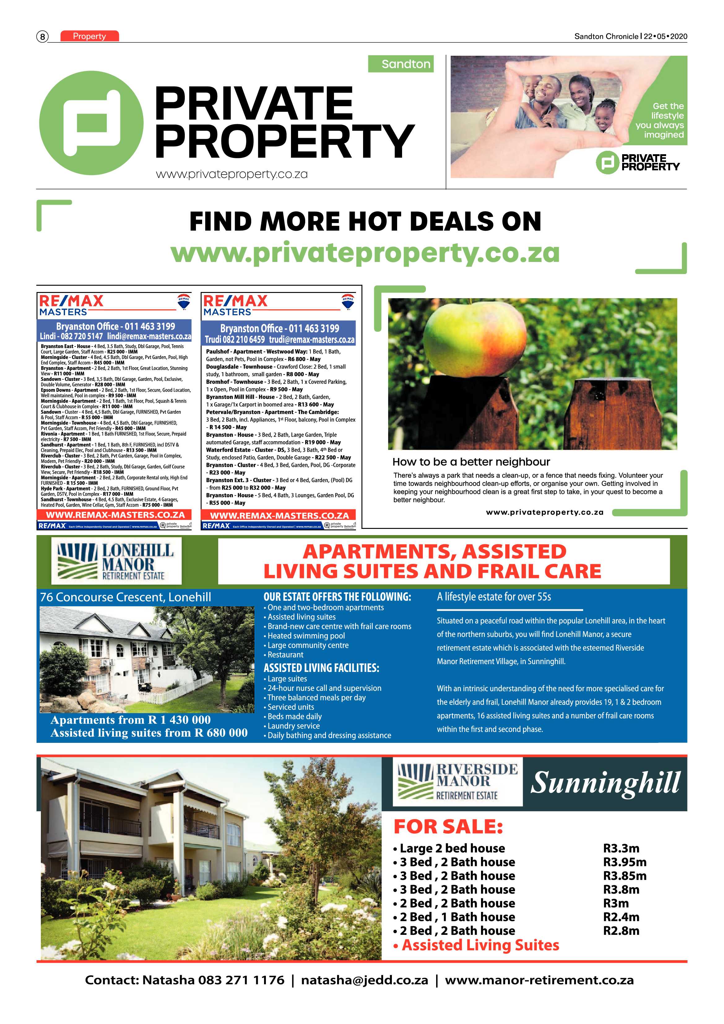 Sandton Chronicle 22 May 2020 page 8