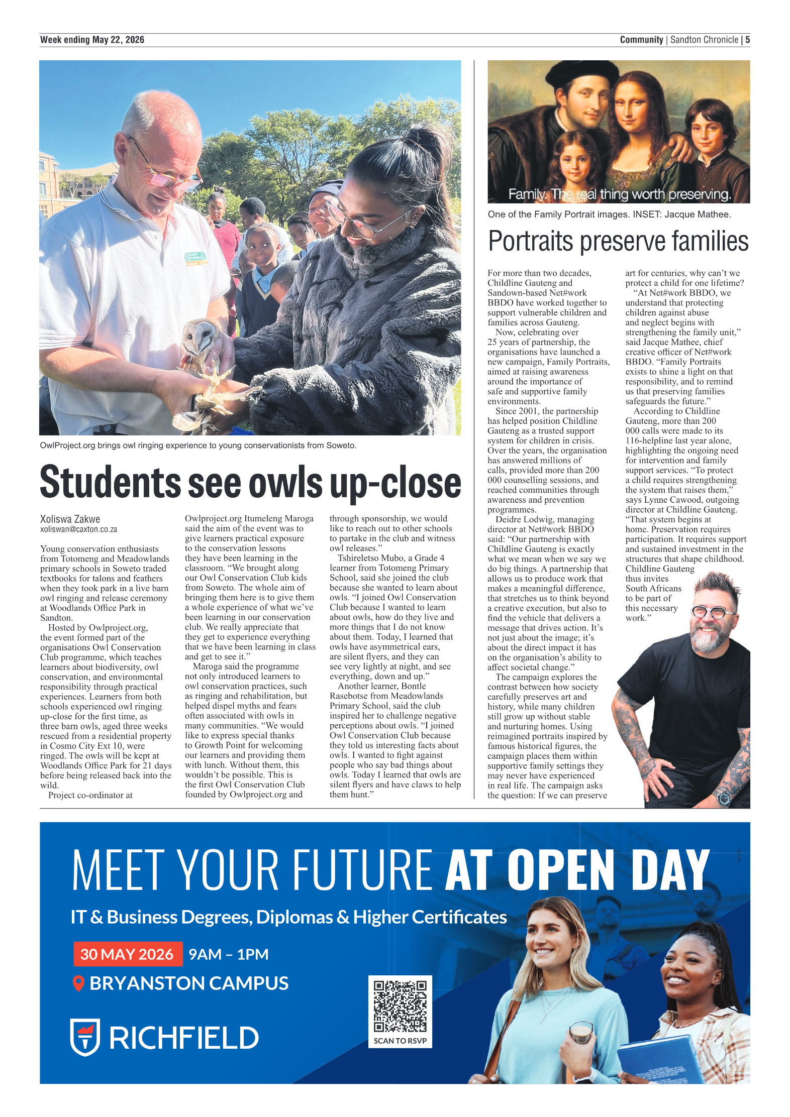 Sandton Chronicle 22 May 2026 page 5