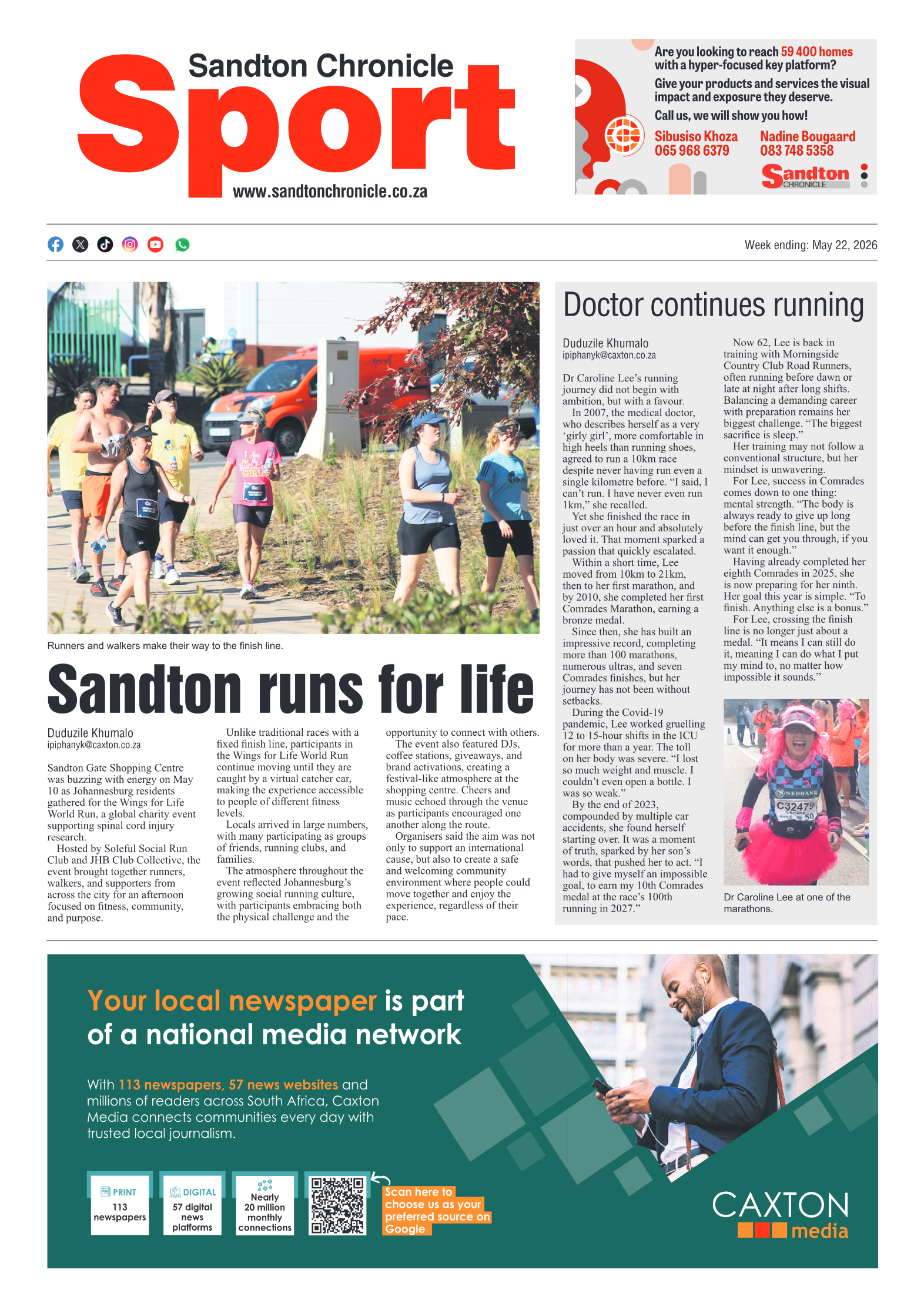 Sandton Chronicle 22 May 2026 page 8