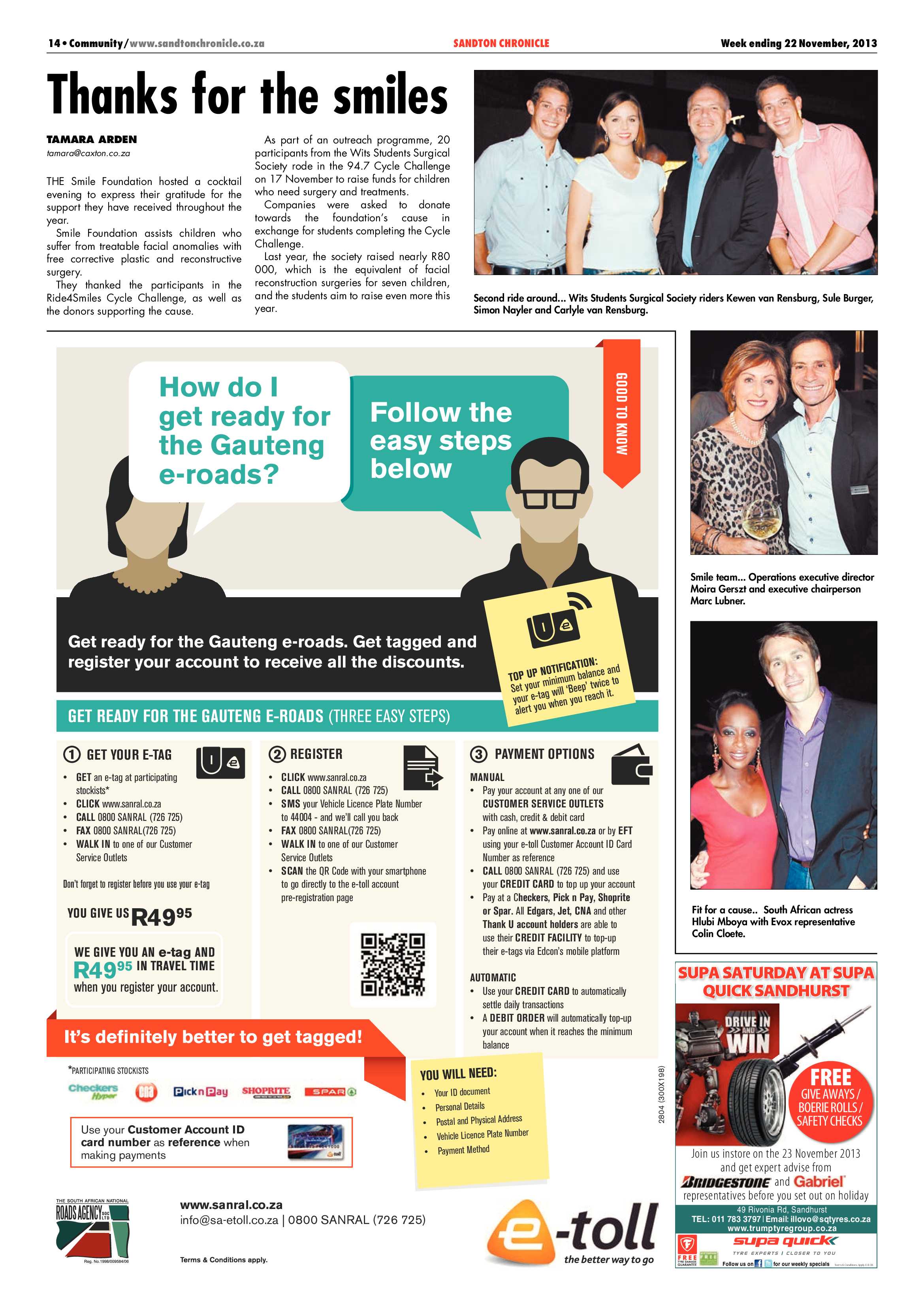 Sandton Chronicle 22 November 2013 page 14