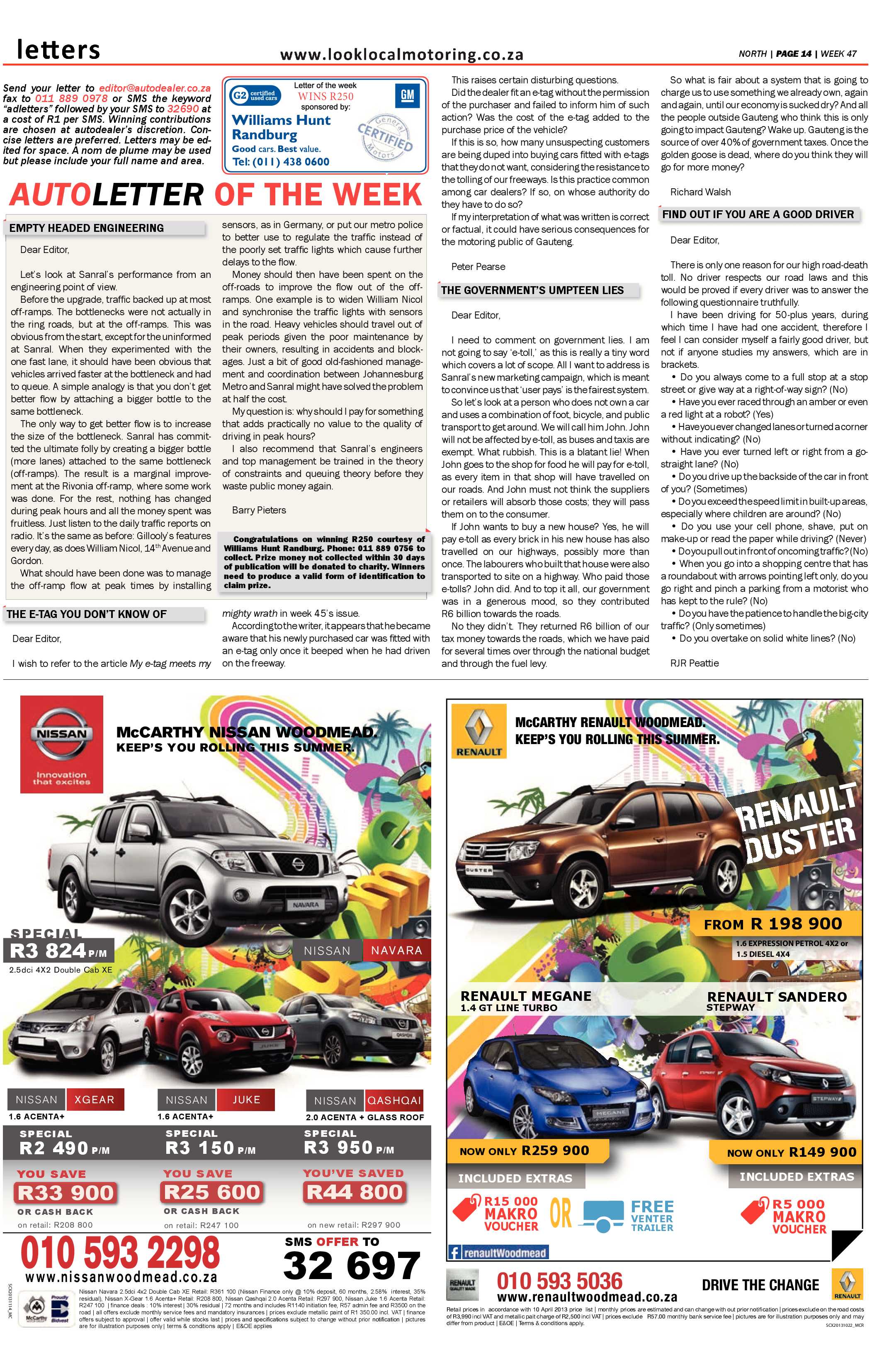 Sandton Chronicle 22 November 2013 page 34