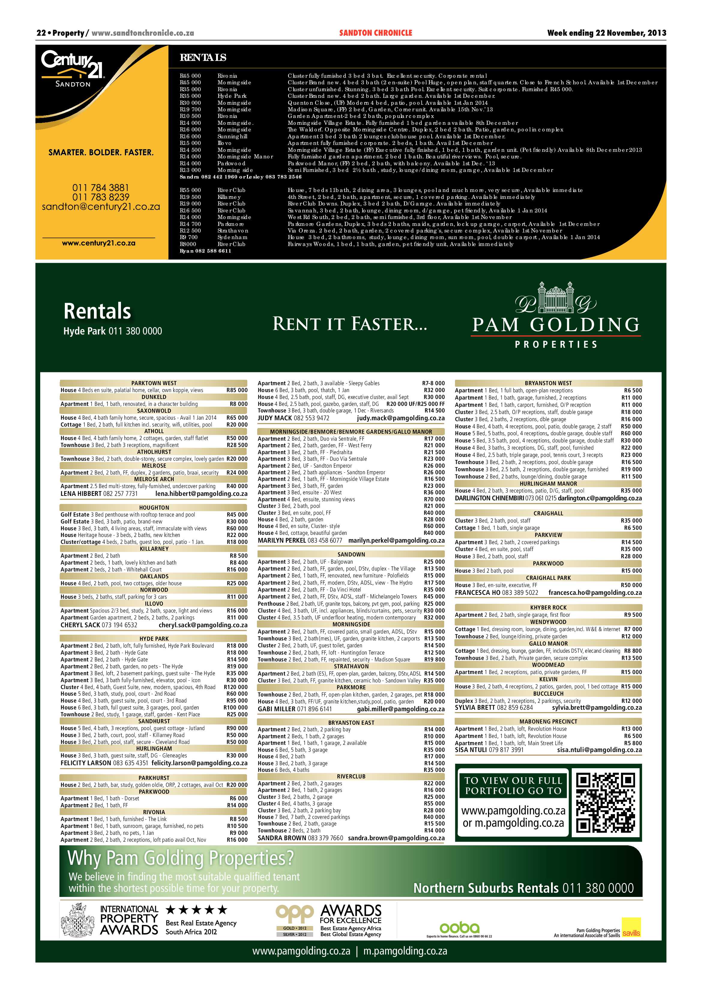 Sandton Chronicle 22 November 2013 page 46