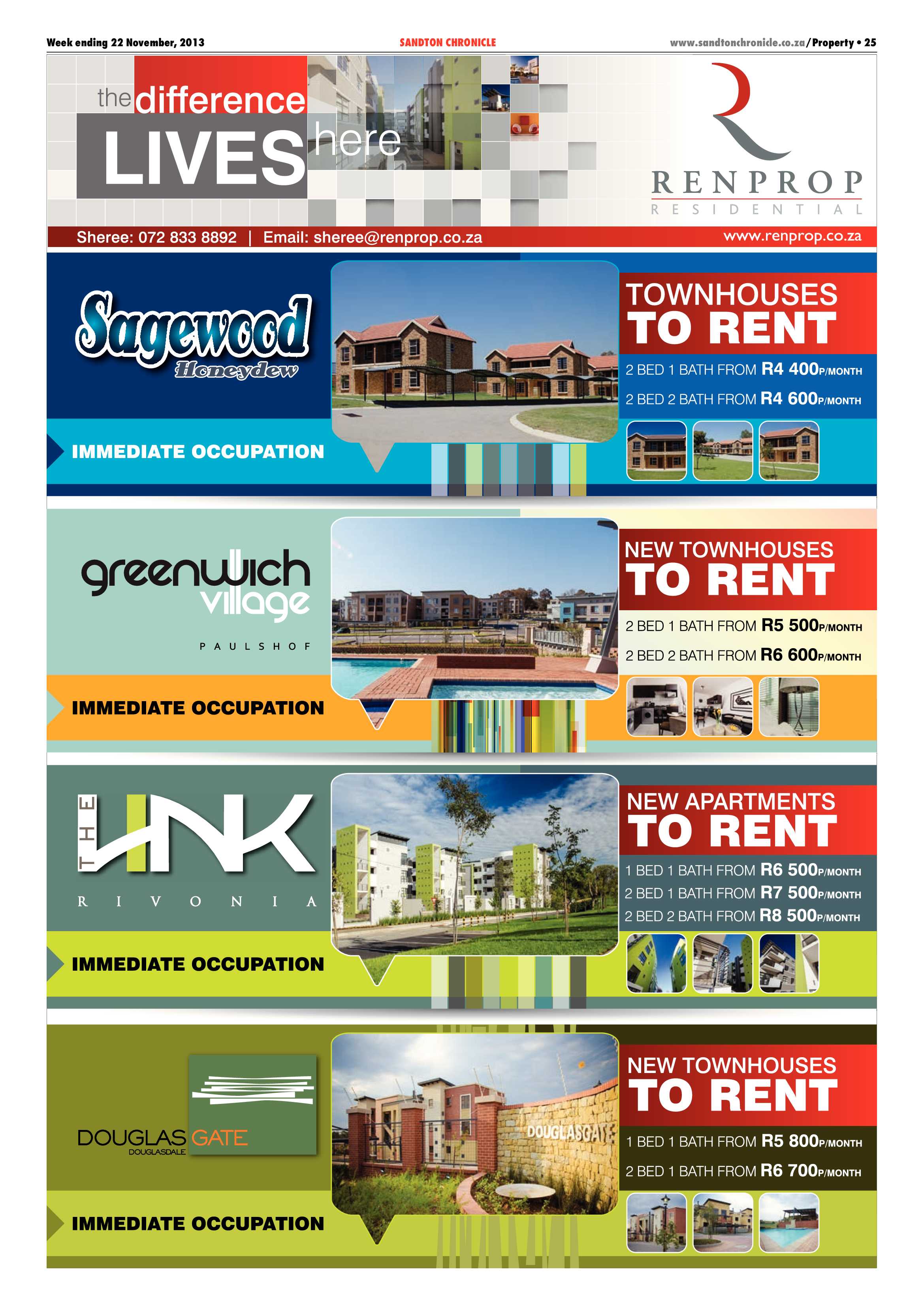 Sandton Chronicle 22 November 2013 page 49