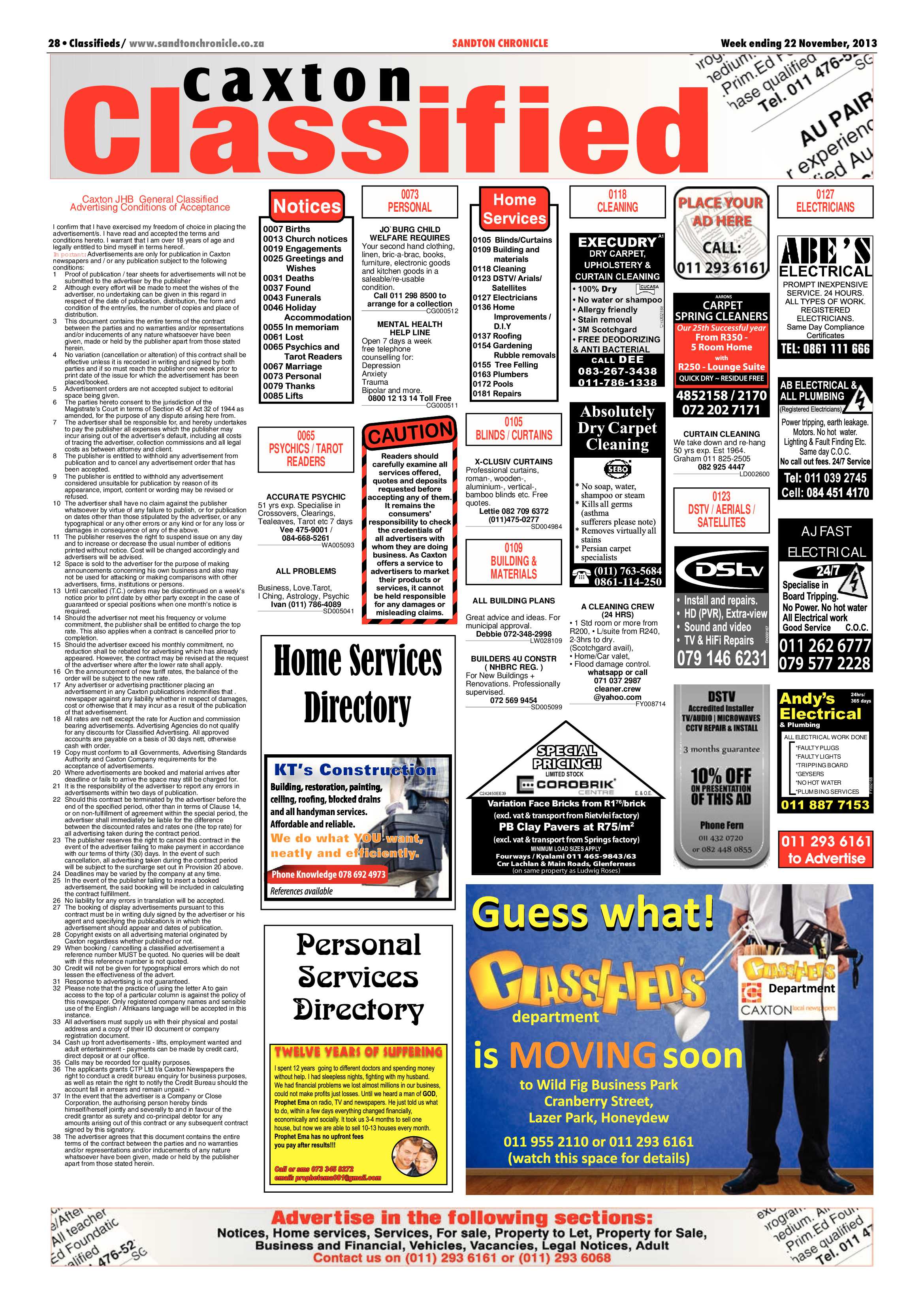 Sandton Chronicle 22 November 2013 page 52