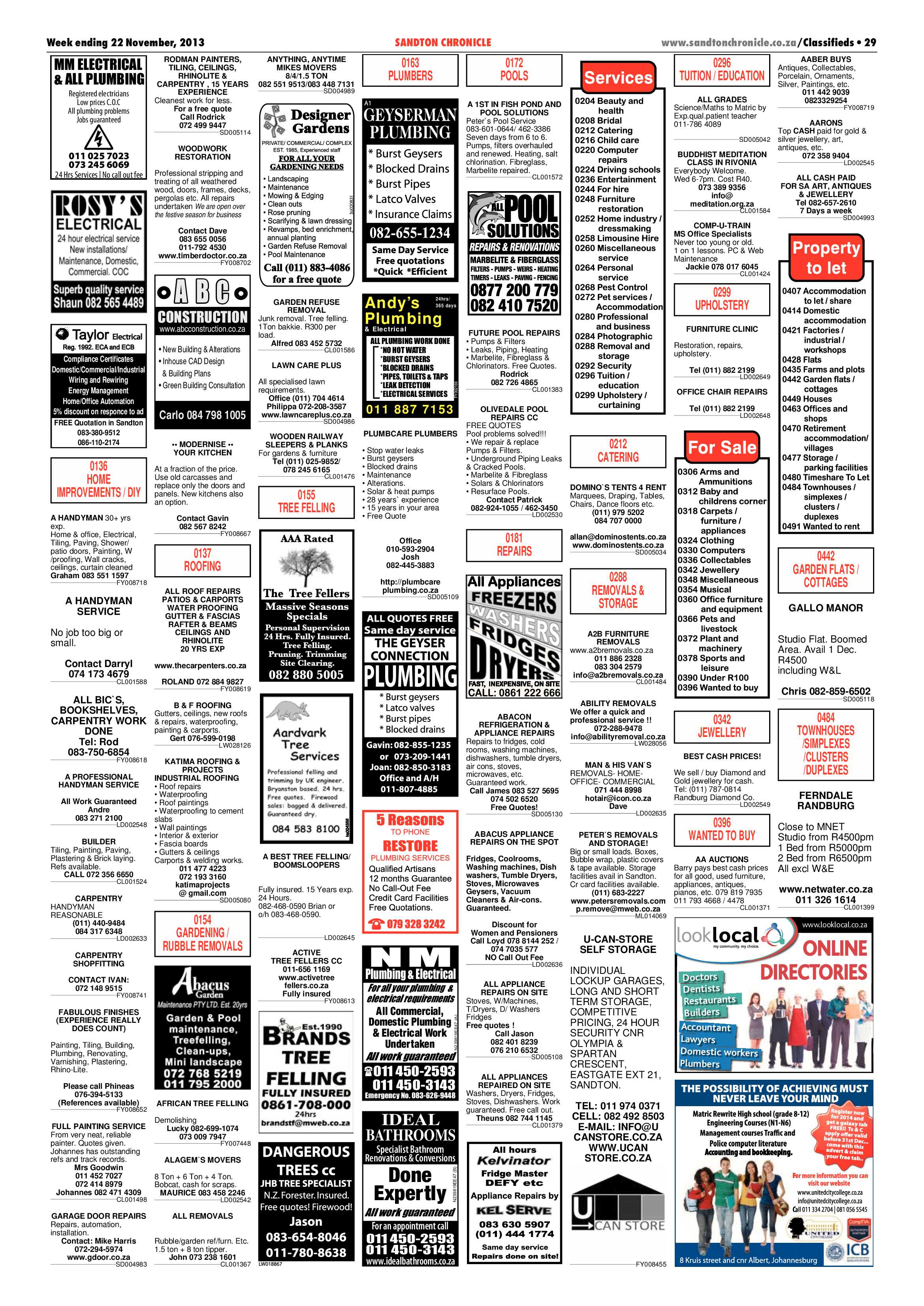 Sandton Chronicle 22 November 2013 page 53
