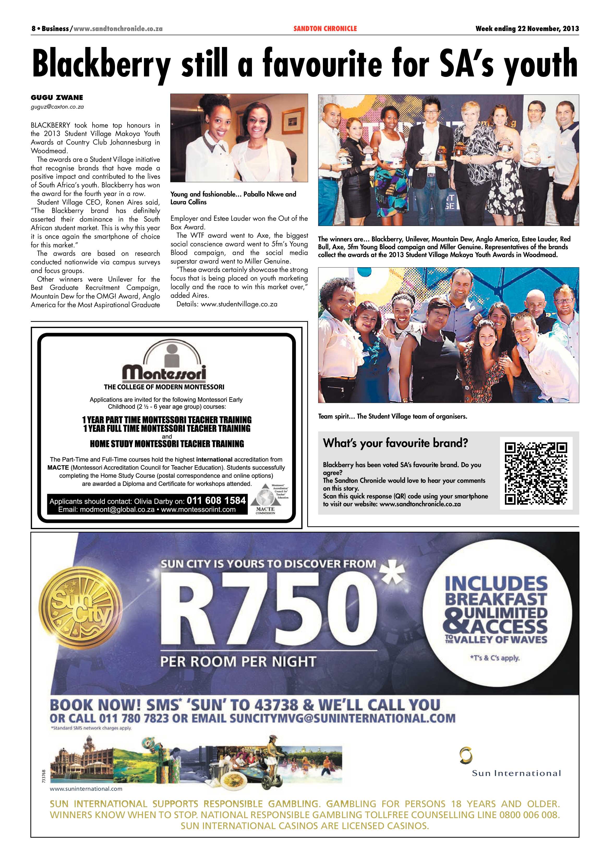 Sandton Chronicle 22 November 2013 page 8
