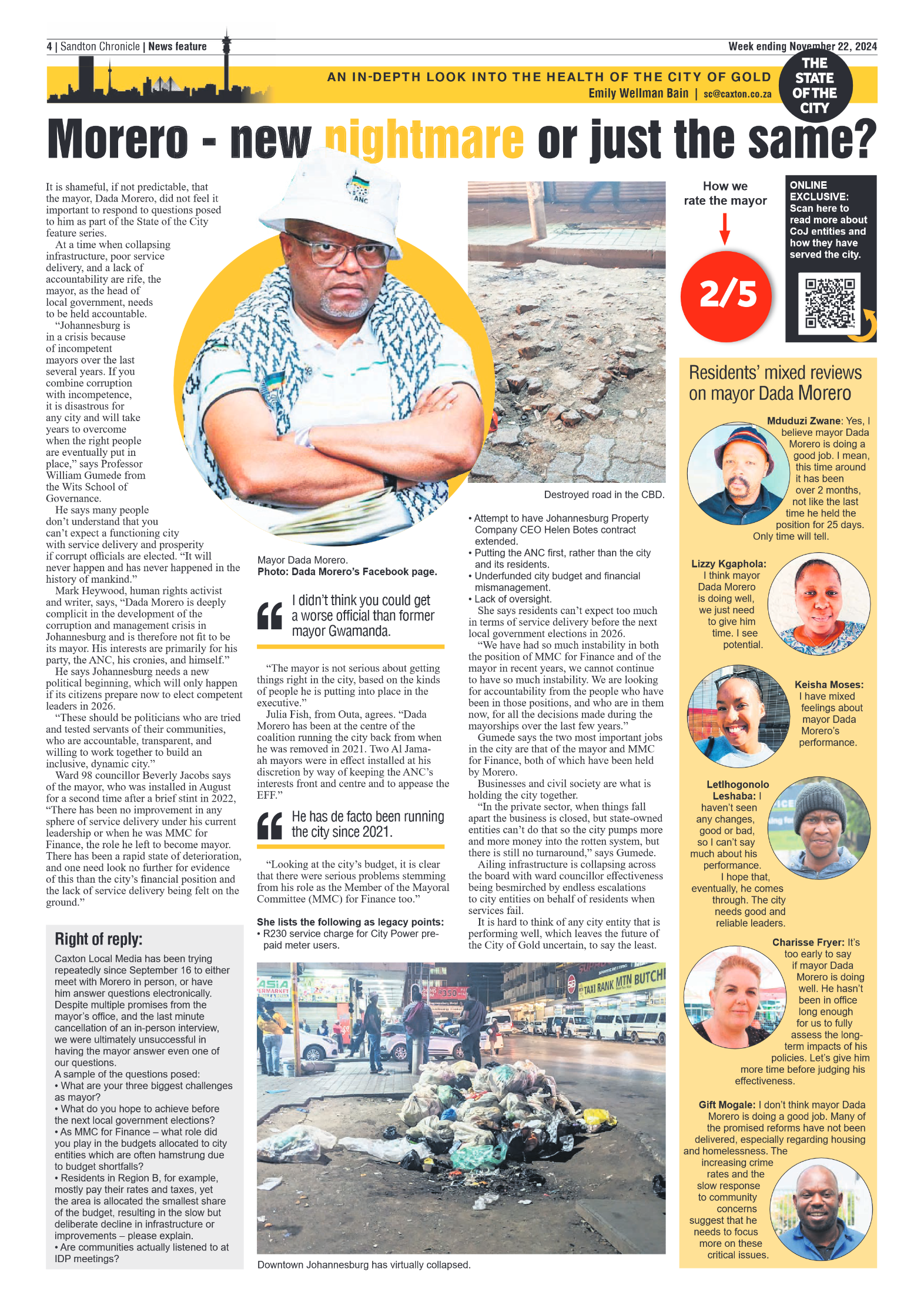 Sandton Chronicle 22 November 2024 page 4