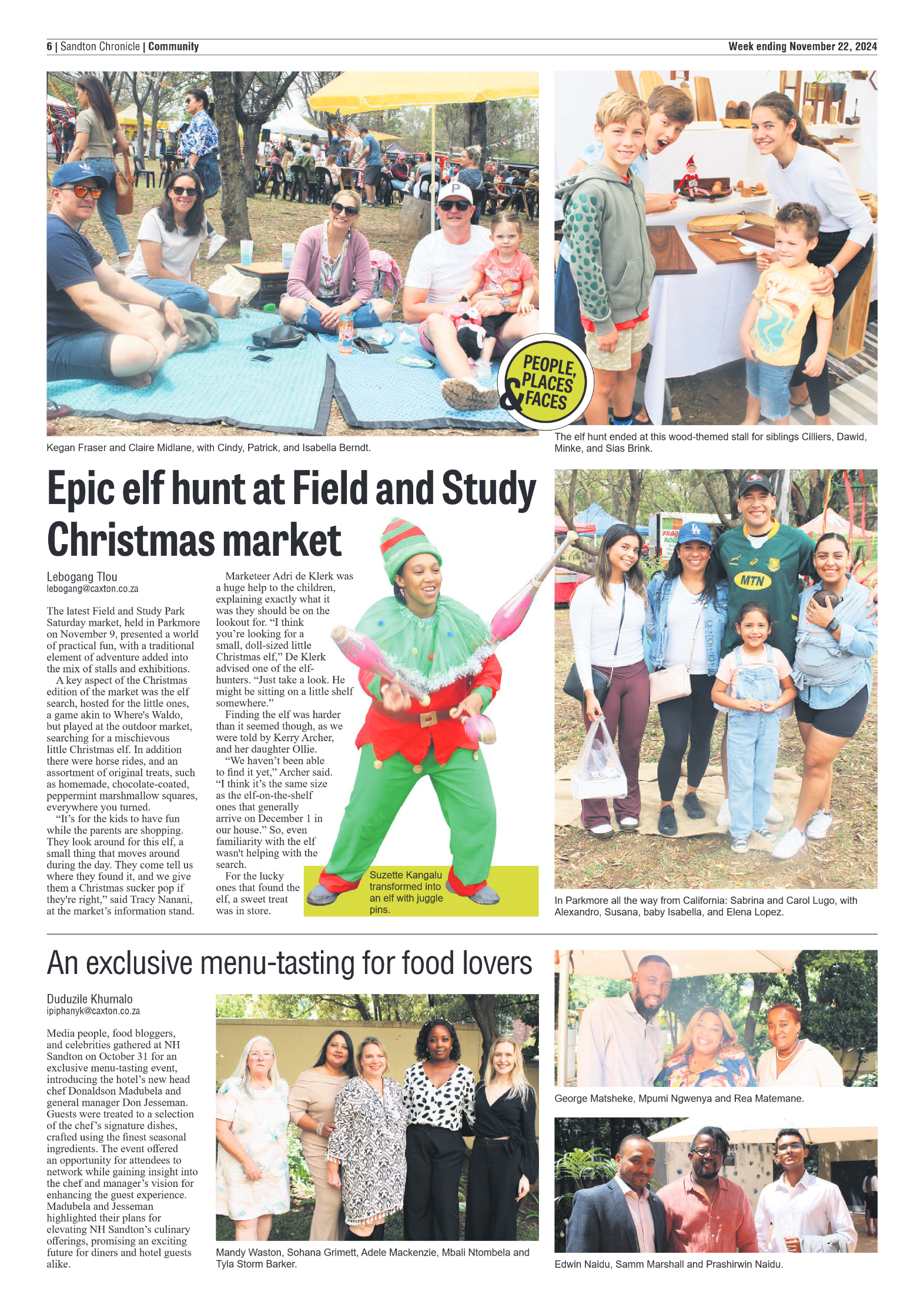 Sandton Chronicle 22 November 2024 page 6