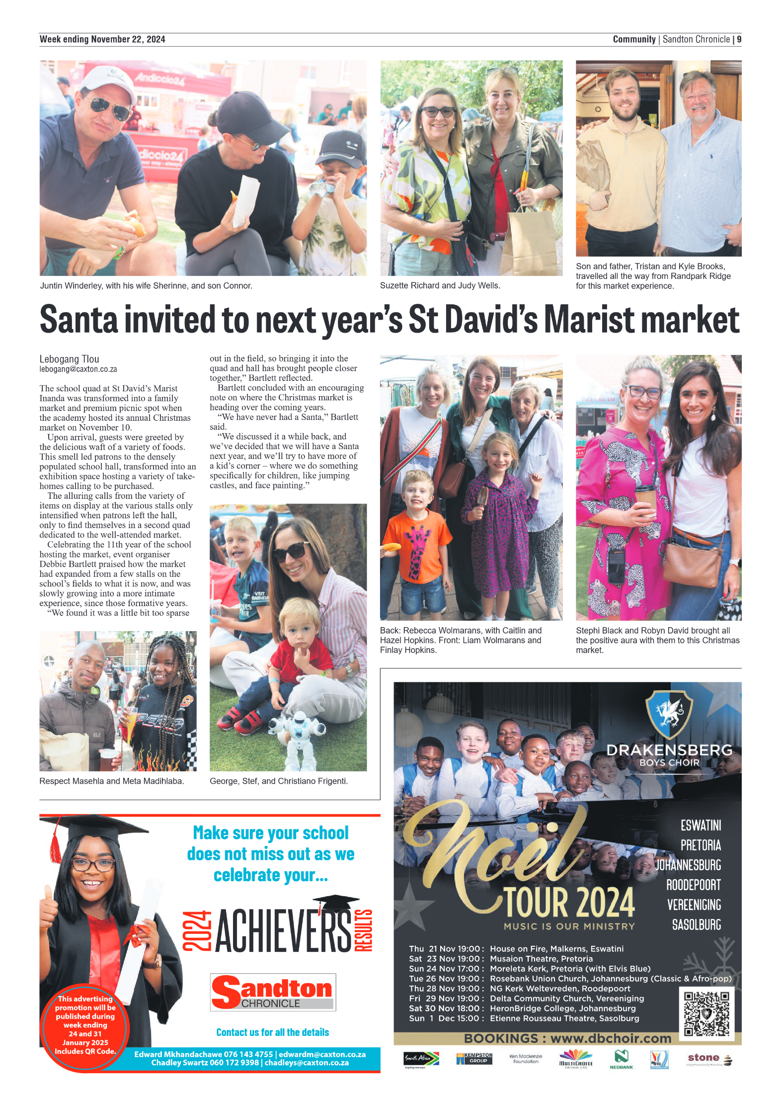 Sandton Chronicle 22 November 2024 page 9