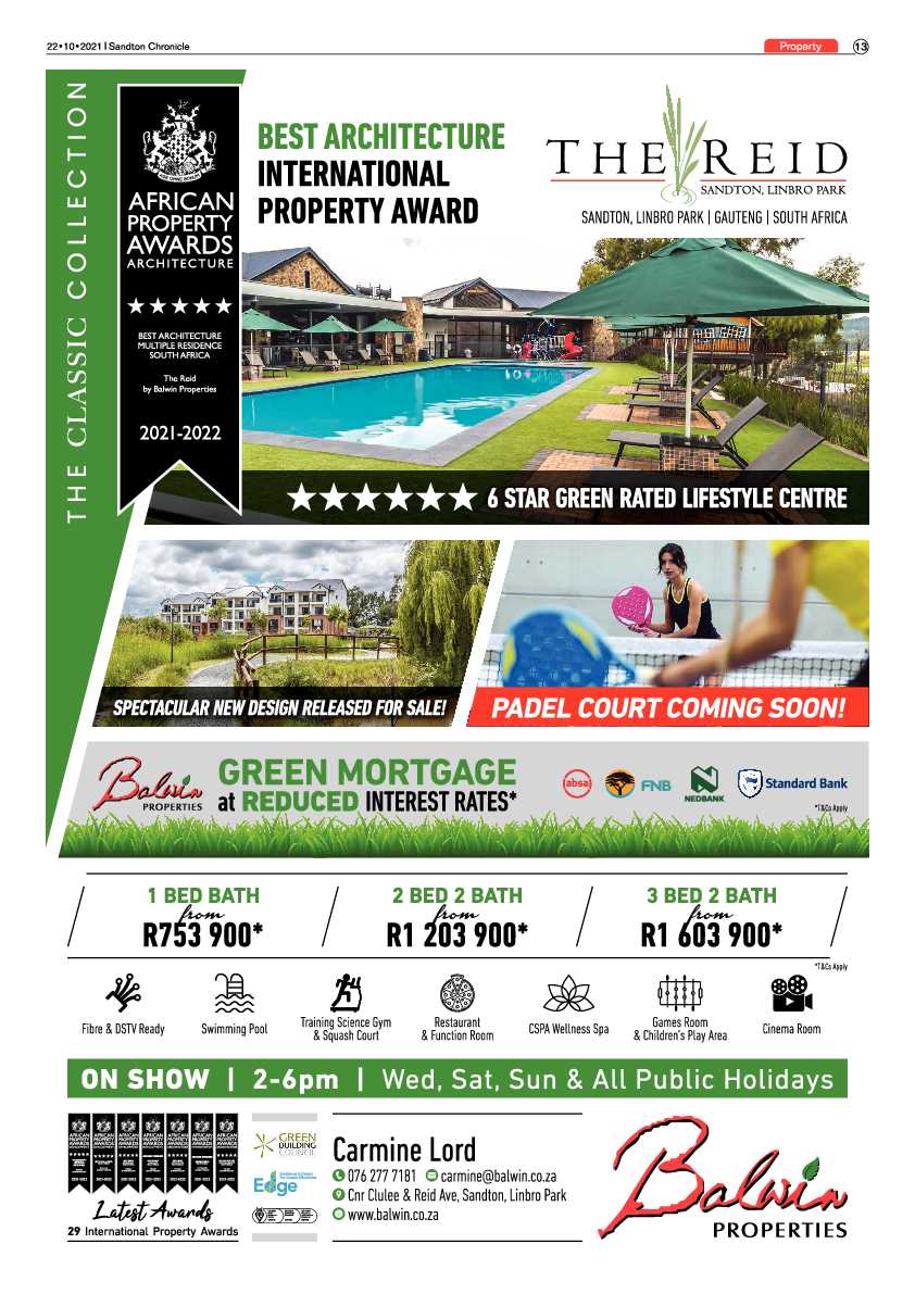 Sandton Chronicle 22 October 2021 page 13