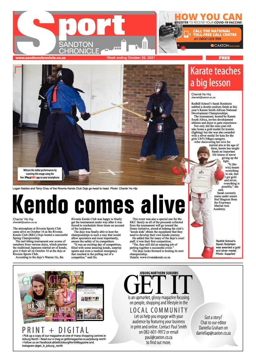 Sandton Chronicle 22 October 2021 page 16