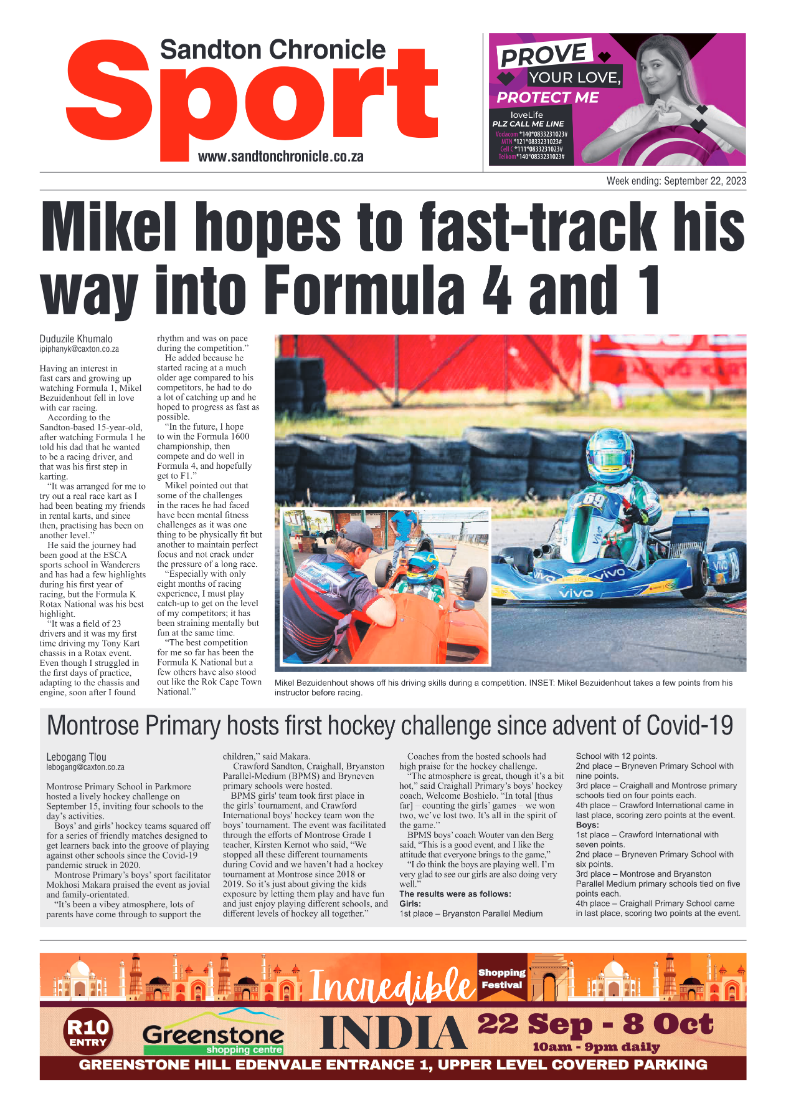 Sandton Chronicle 22 Sept 2023 page 12
