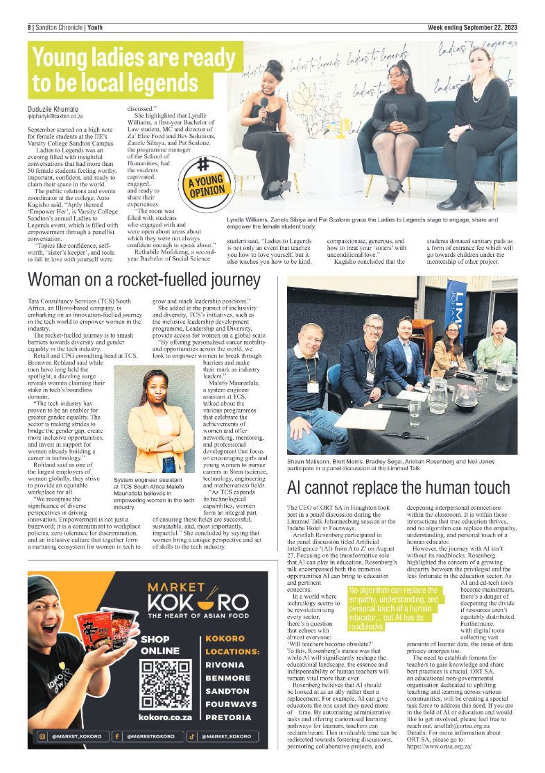 Sandton Chronicle 22 Sept 2023 page 8