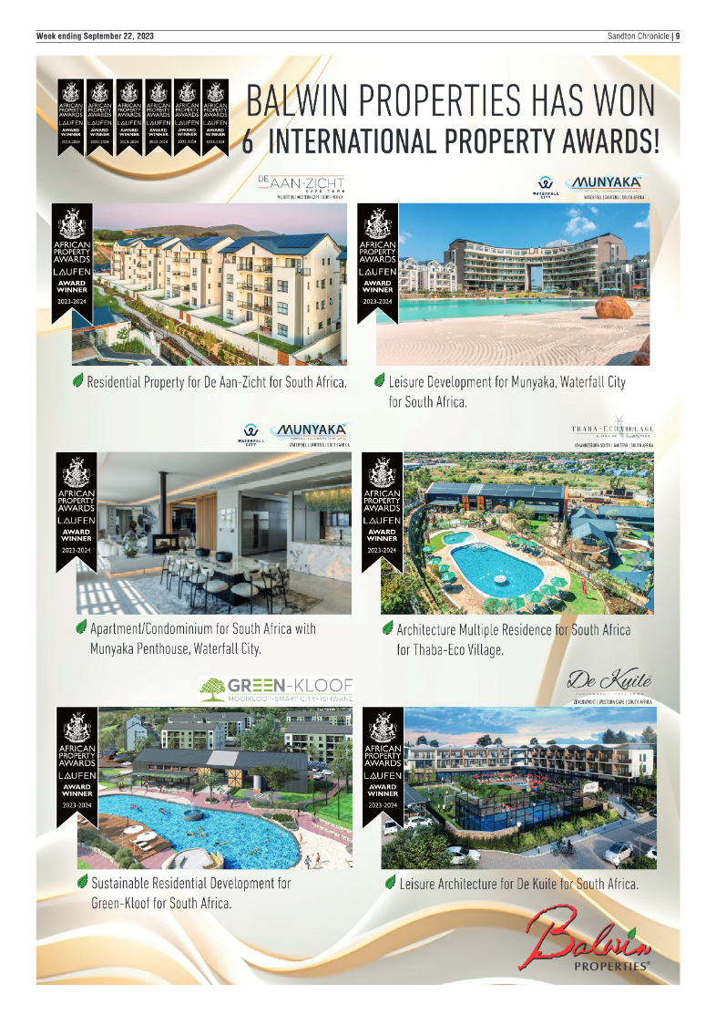 Sandton Chronicle 22 Sept 2023 page 9