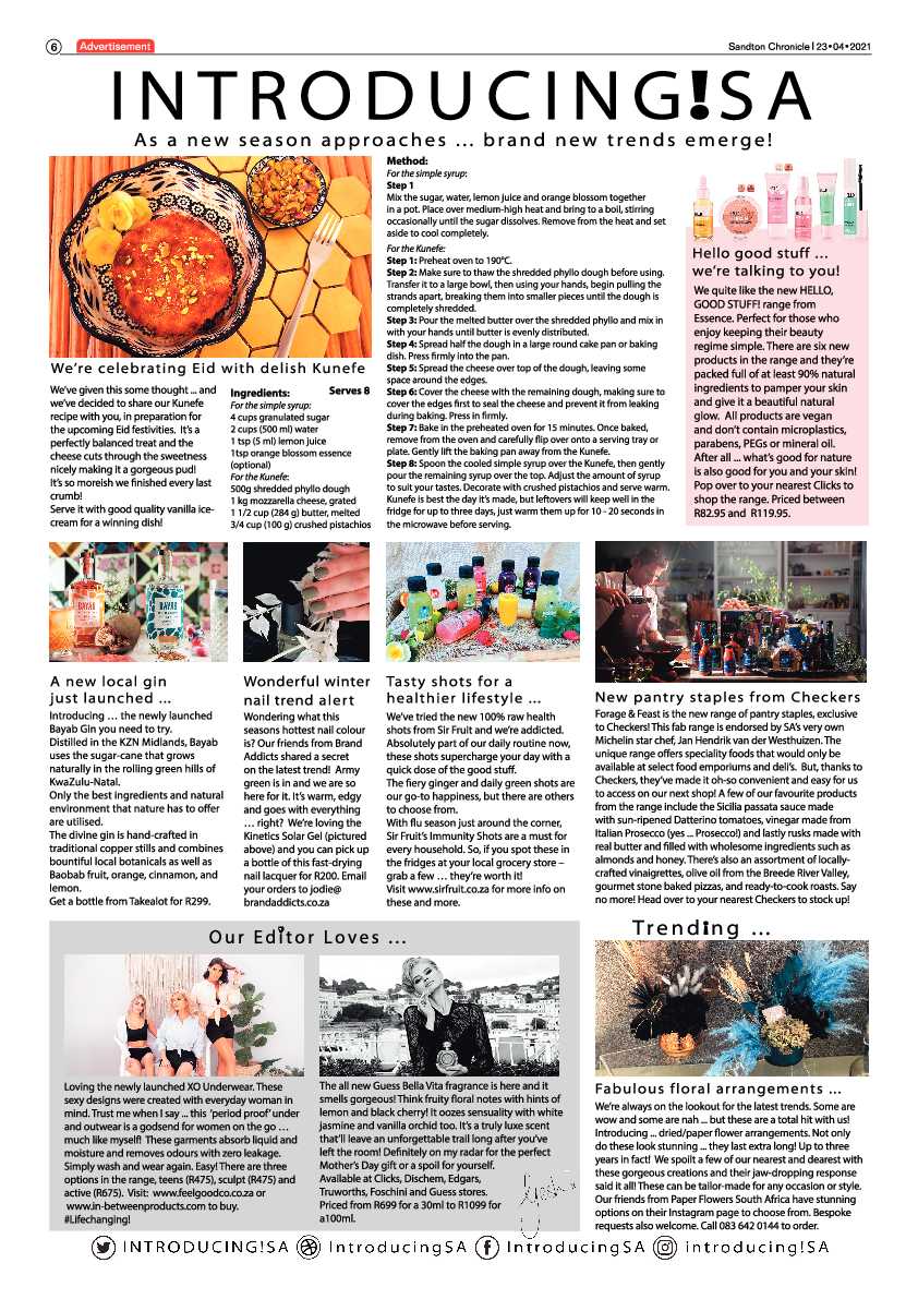 Sandton Chronicle 23 April 2021 page 6
