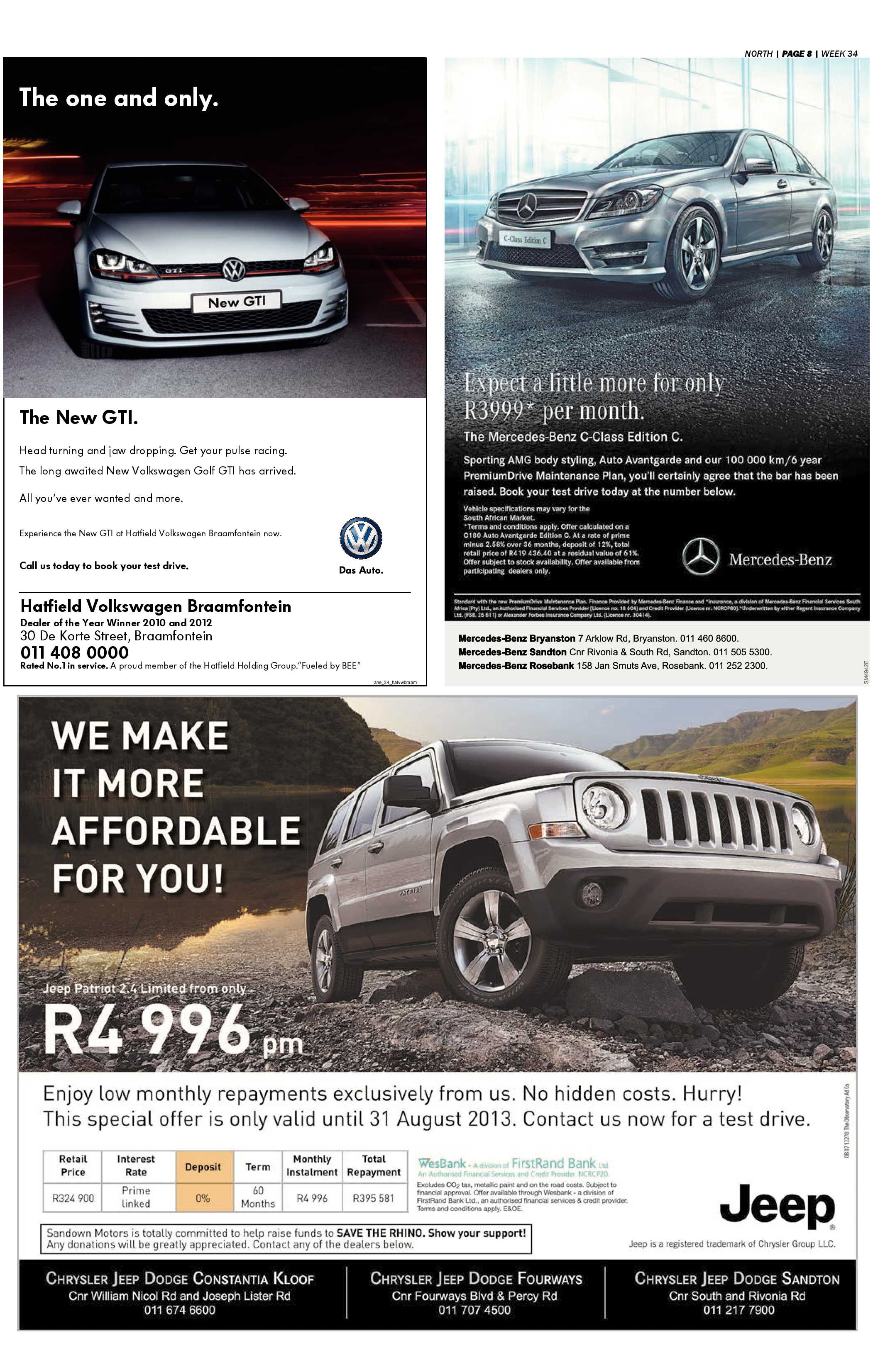 Sandton Chronicle 23 August 2013 page 28