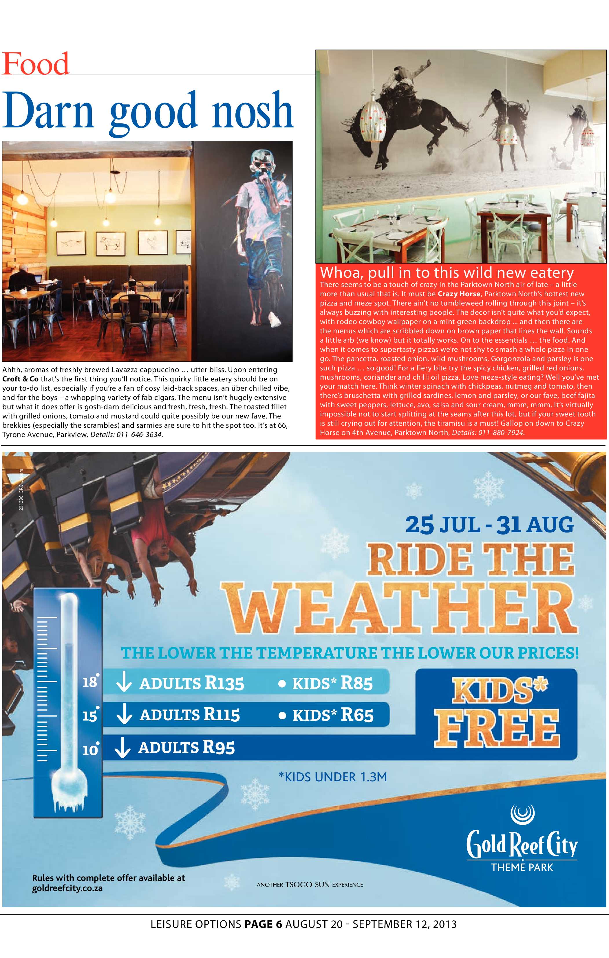 Sandton Chronicle 23 August 2013 page 38