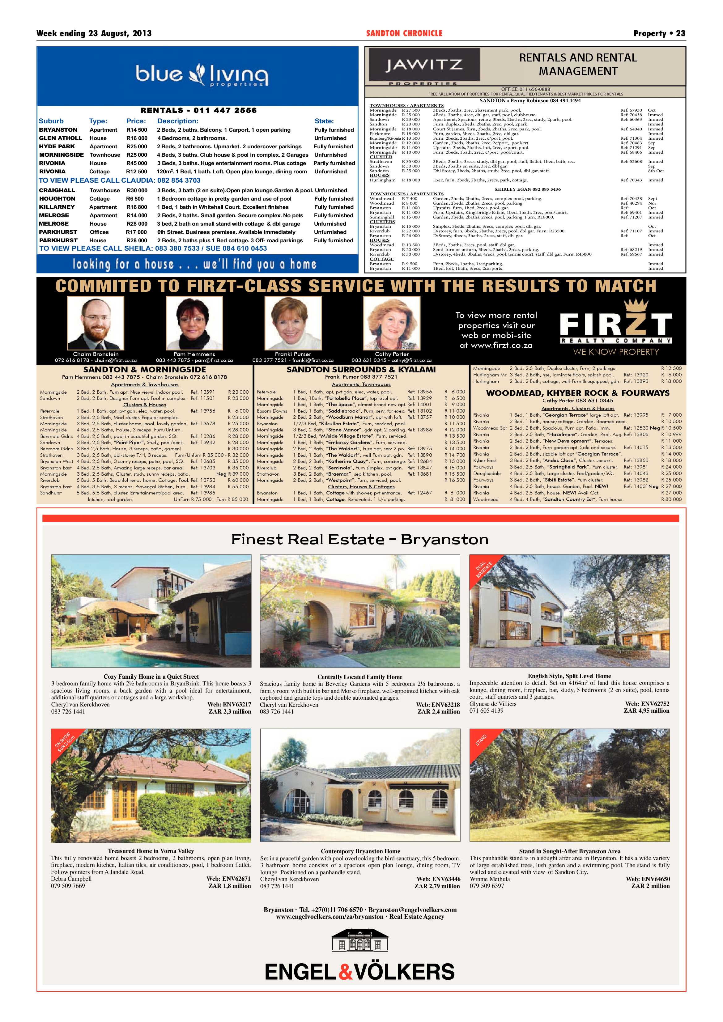 Sandton Chronicle 23 August 2013 page 47